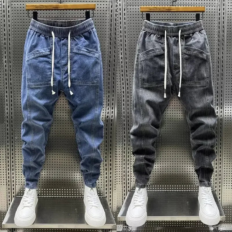 L'alliance entre style denim et confort jogging