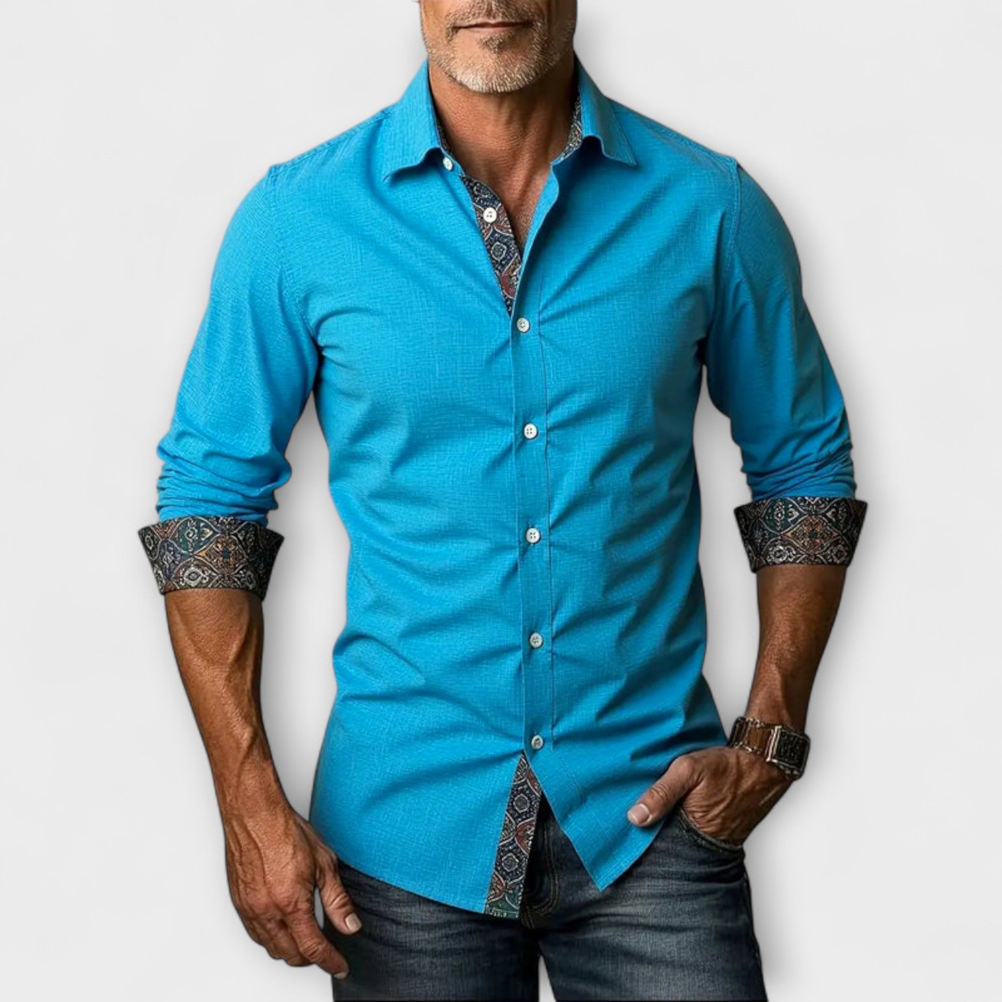 Chemise Élégante à Manches Longues