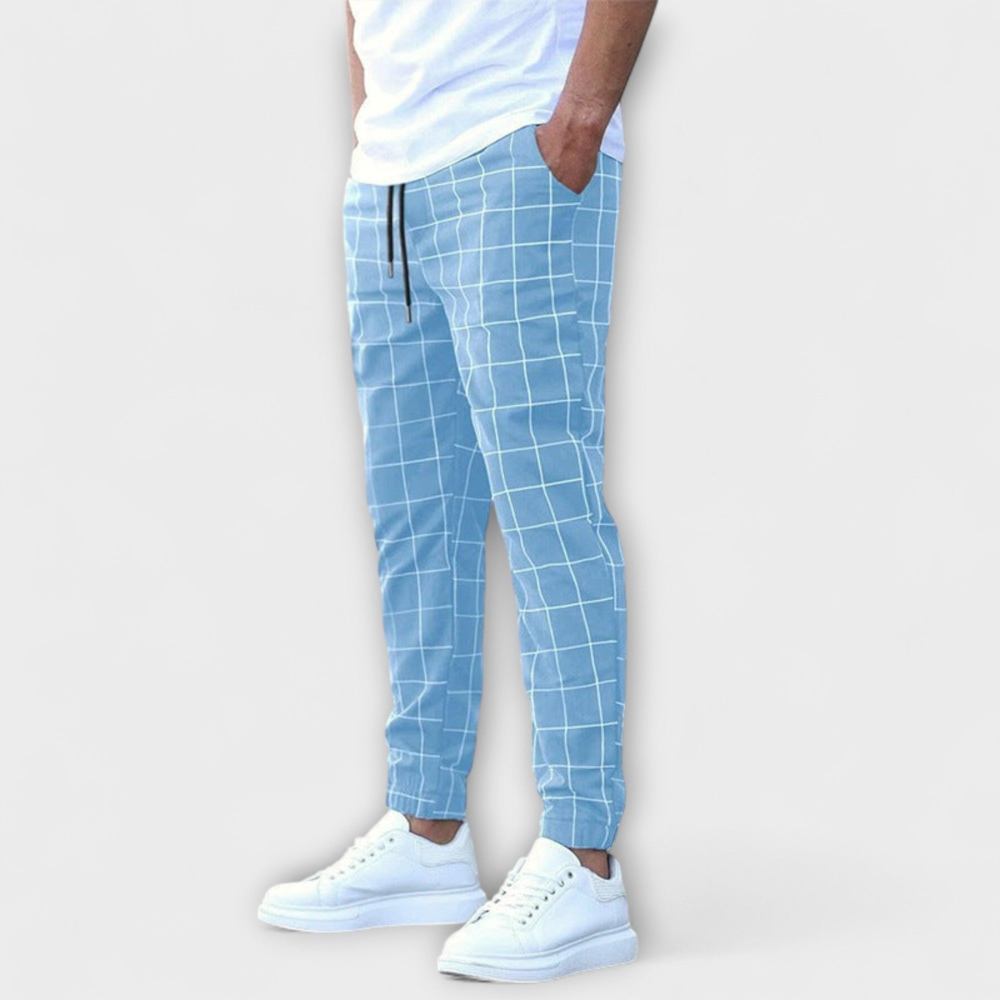 Pantalons Jogging à Carreaux