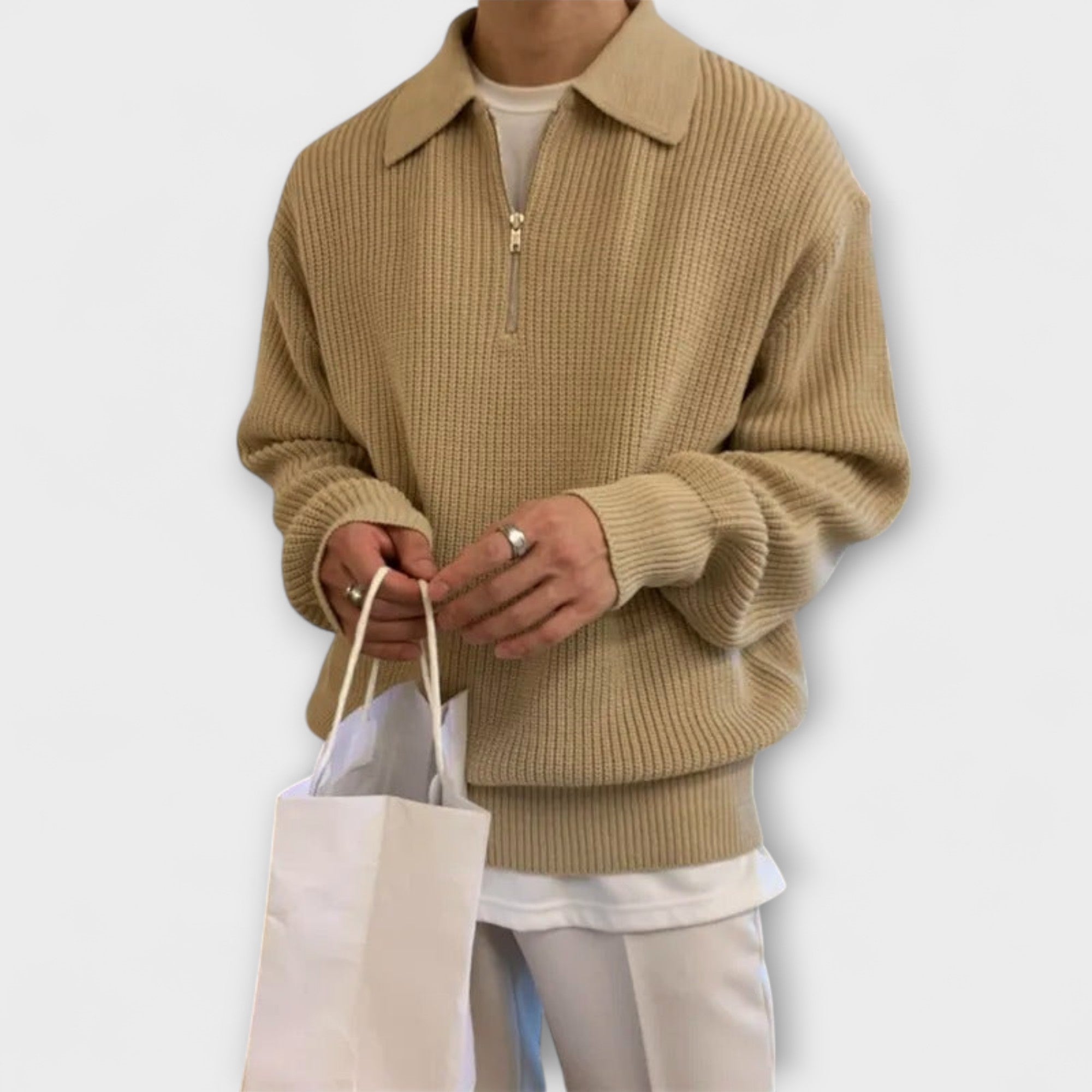Pull Polo en Coton Élégant