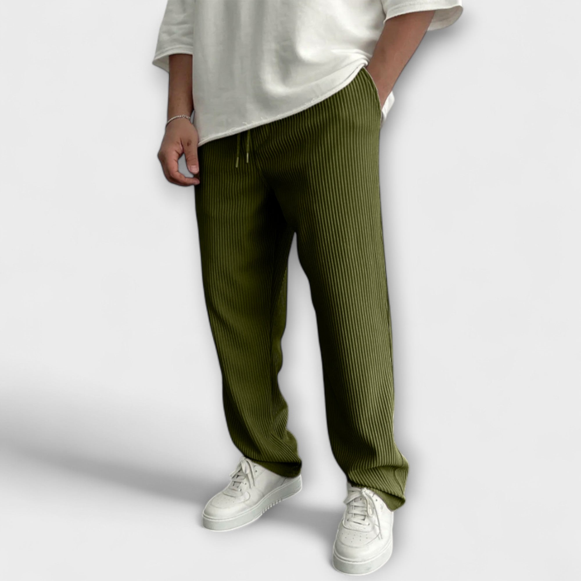 Pantalons Tricot Détendus
