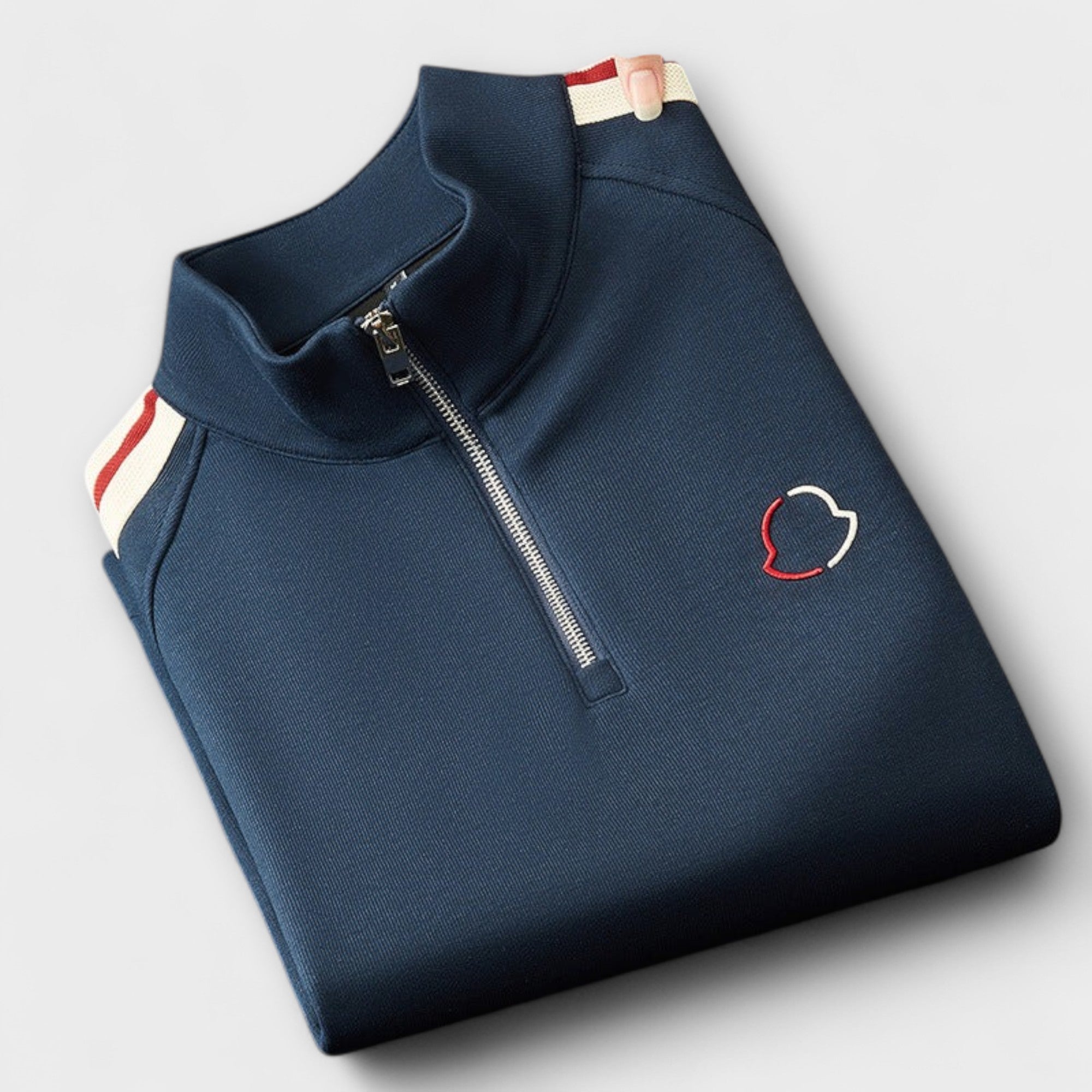 Sweat-shirt à demi-zip