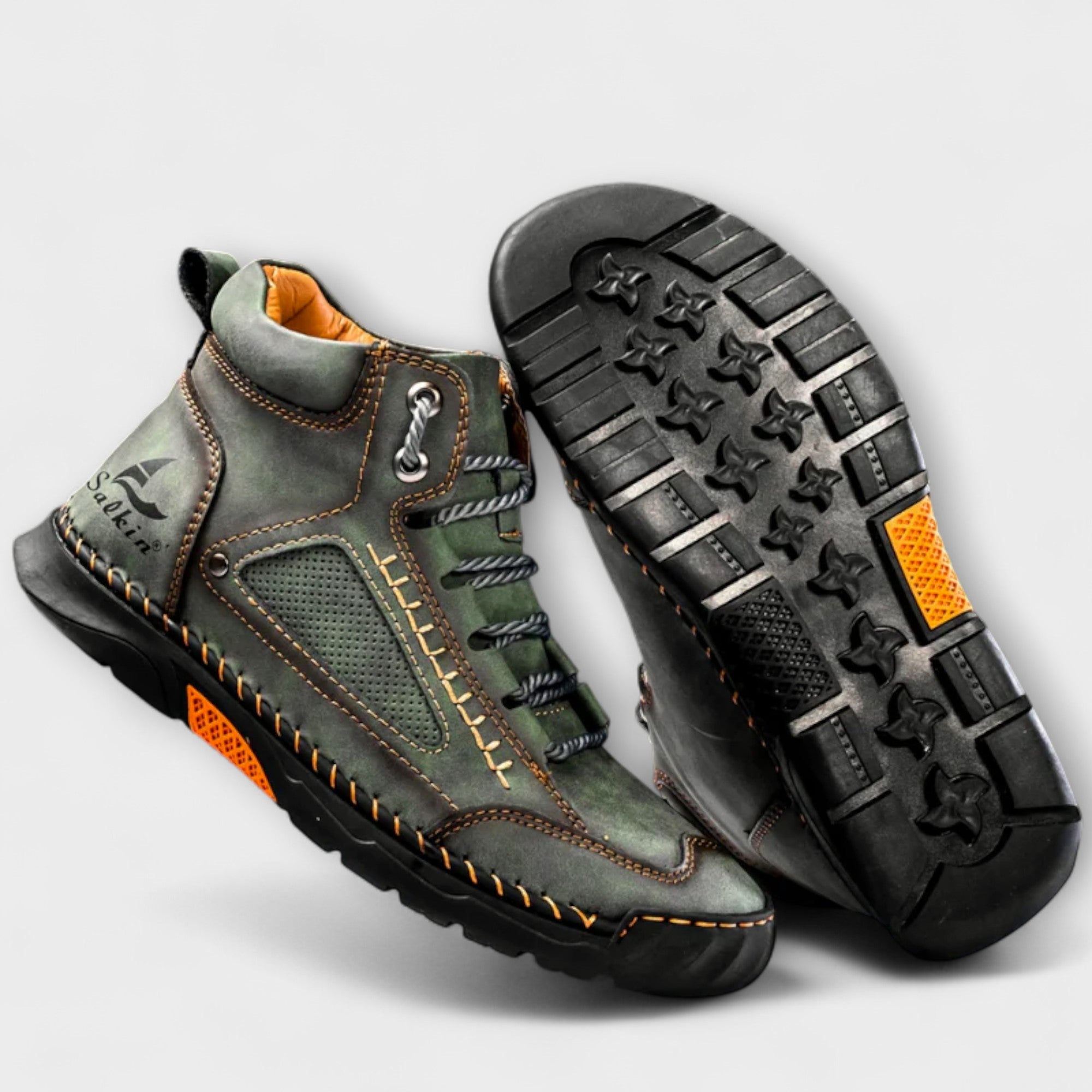 Chaussures montantes en cuir