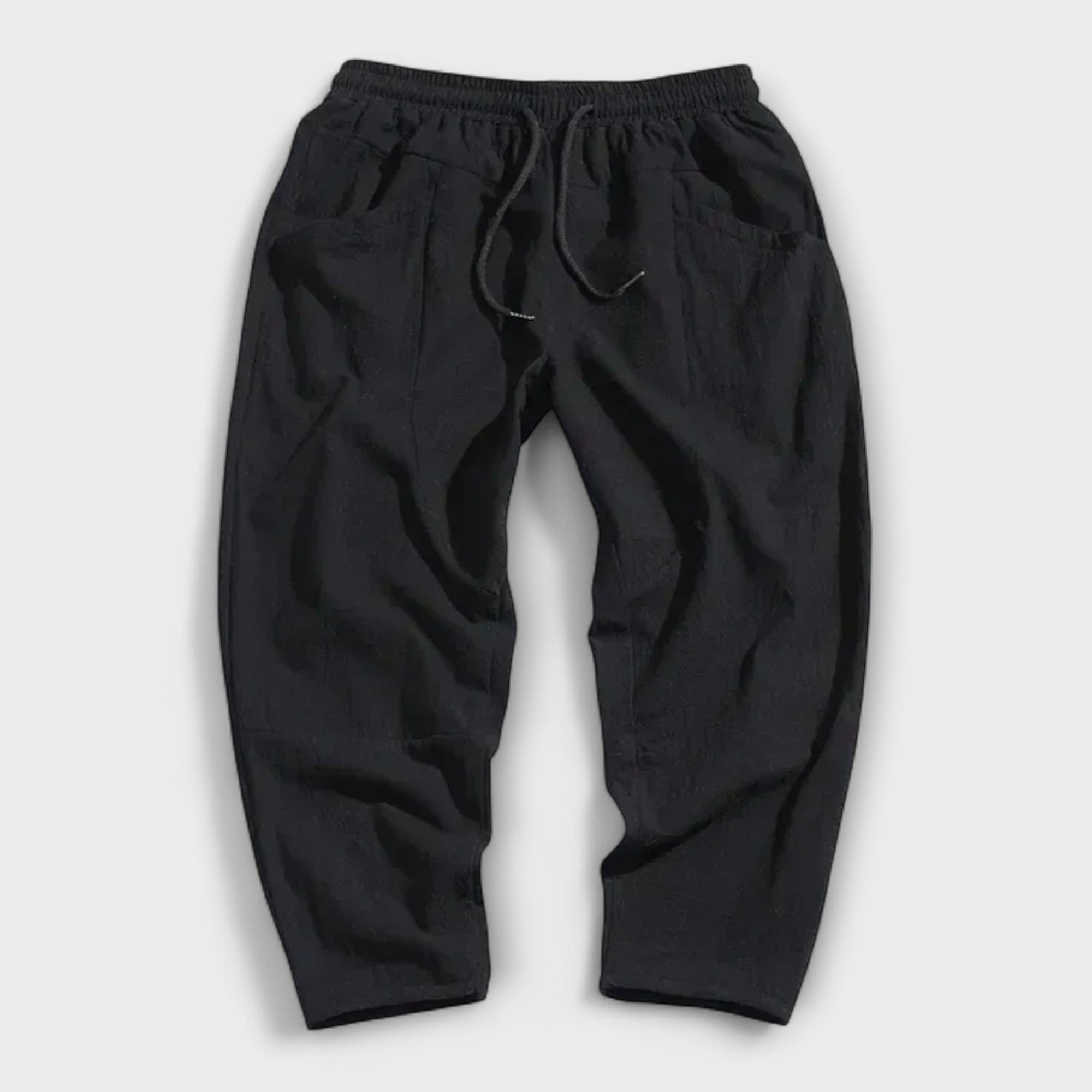 Pantalons croppés en lin
