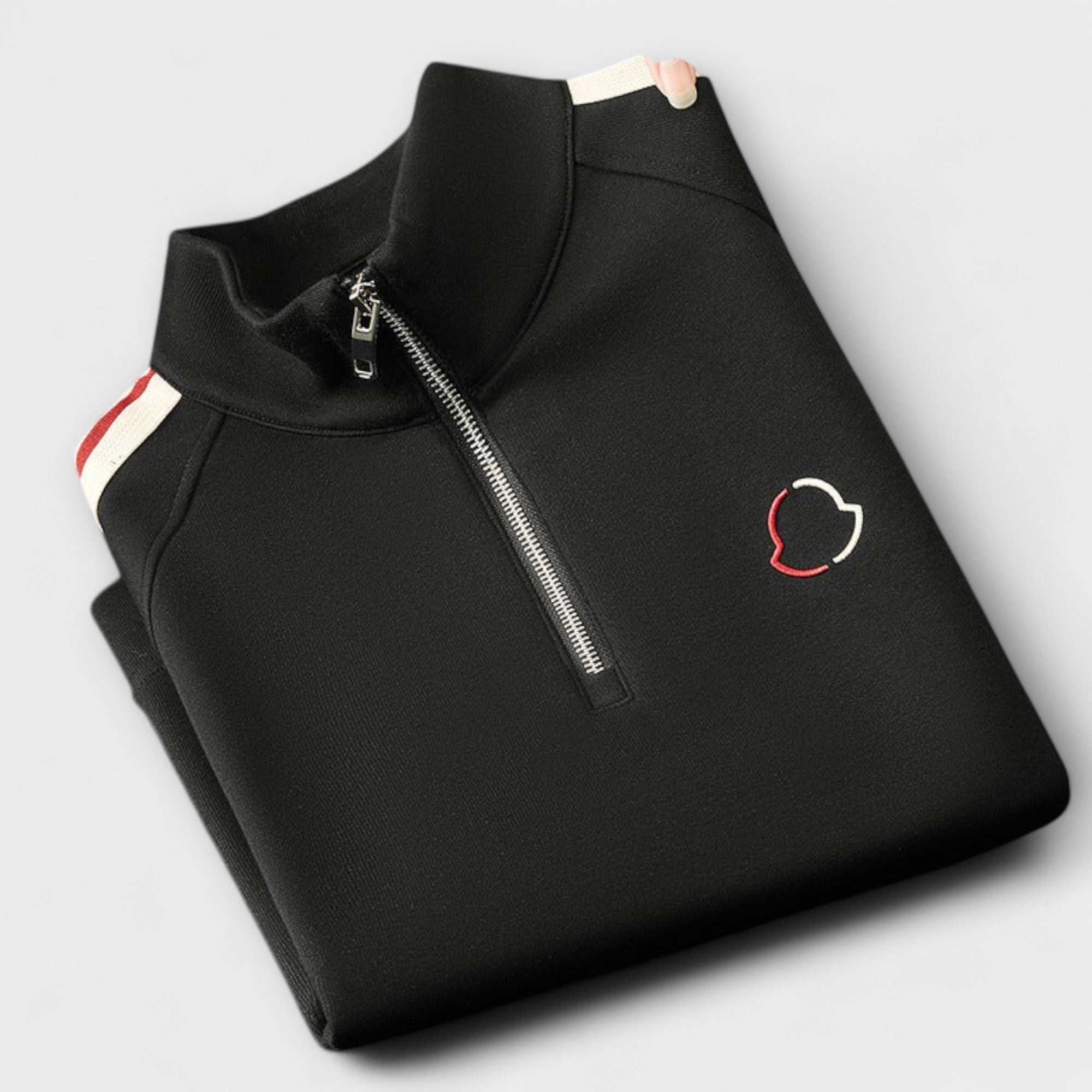Sweat-shirt à demi-zip