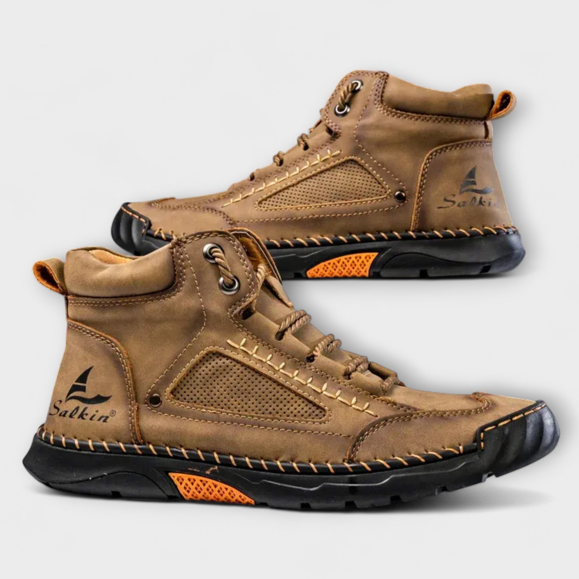 Chaussures montantes en cuir