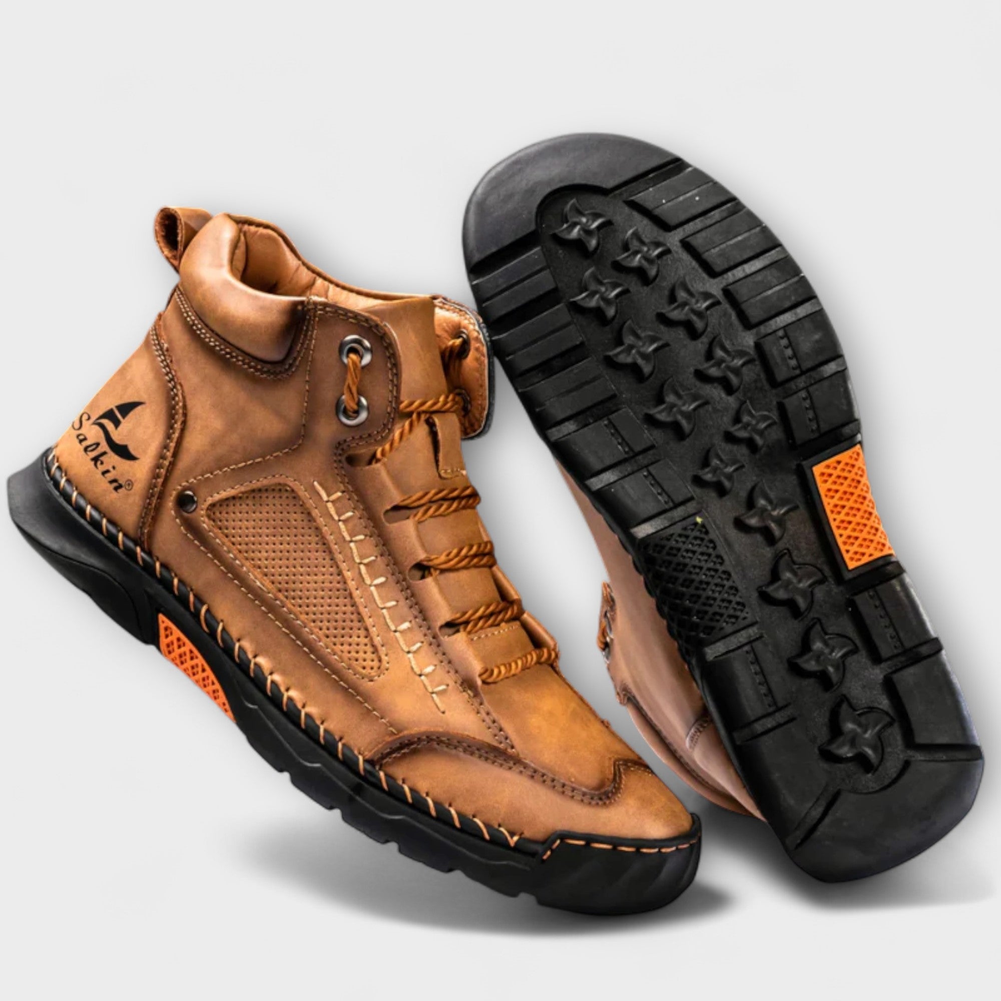 Chaussures montantes en cuir