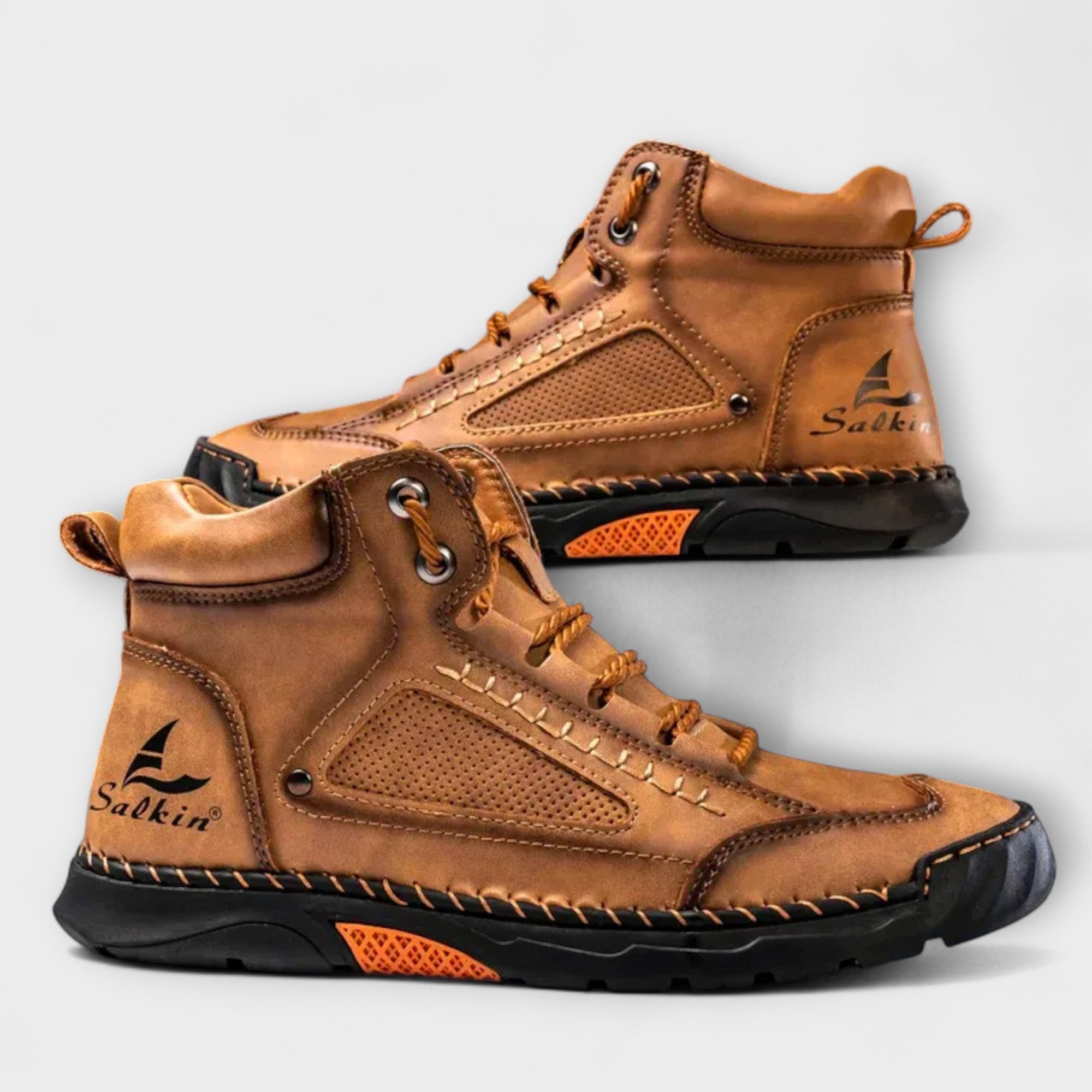 Chaussures montantes en cuir