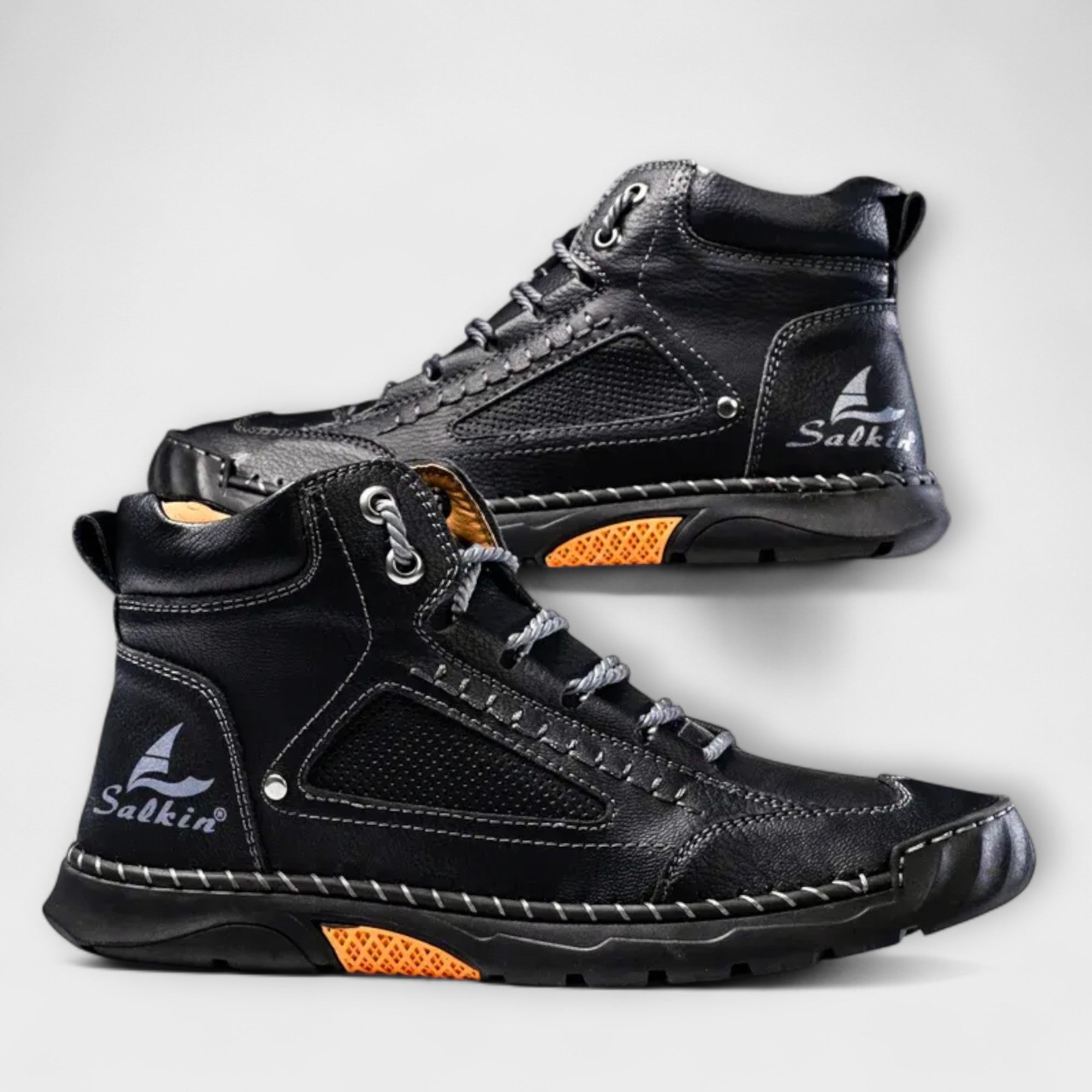 Chaussures montantes en cuir
