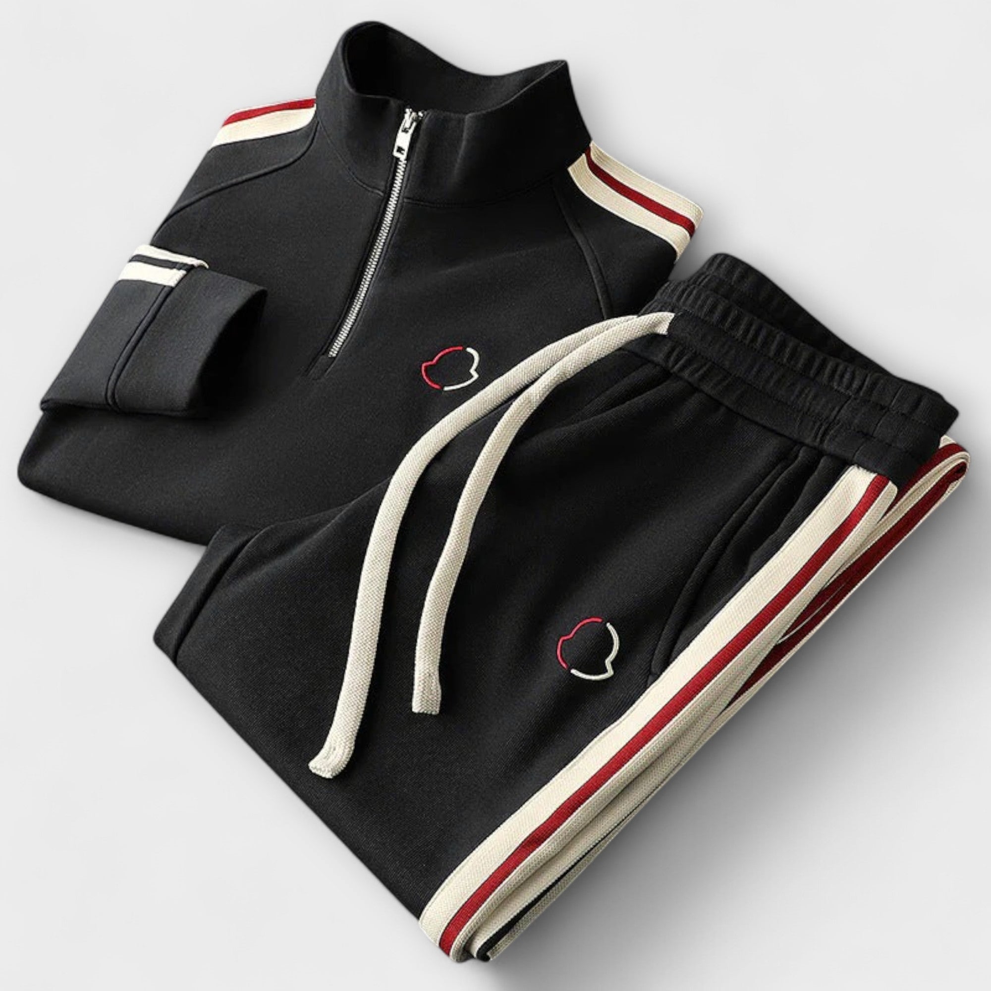 Sweat-shirt à demi-zip