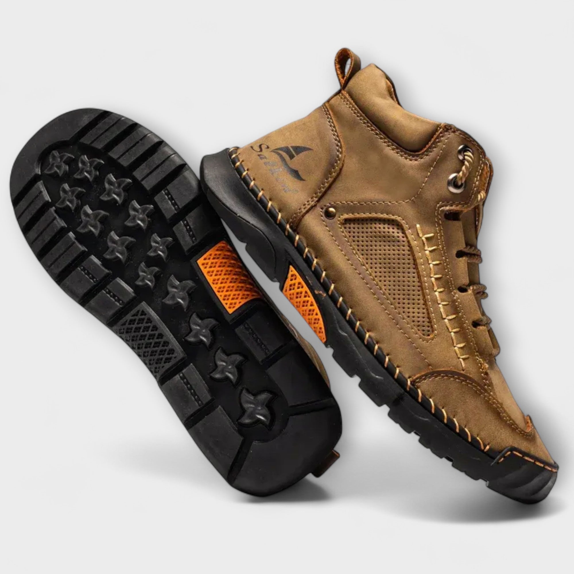 Chaussures montantes en cuir