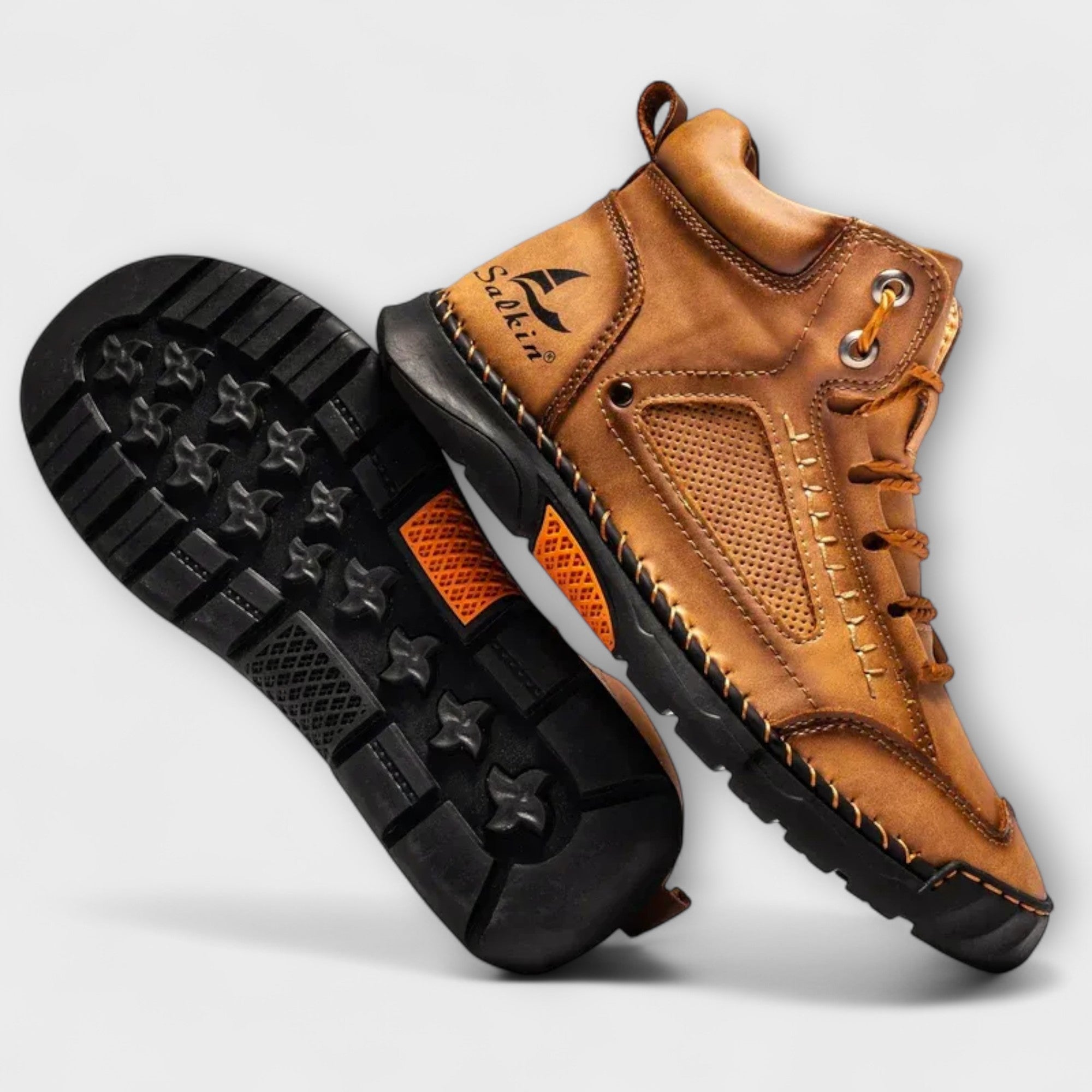 Chaussures montantes en cuir
