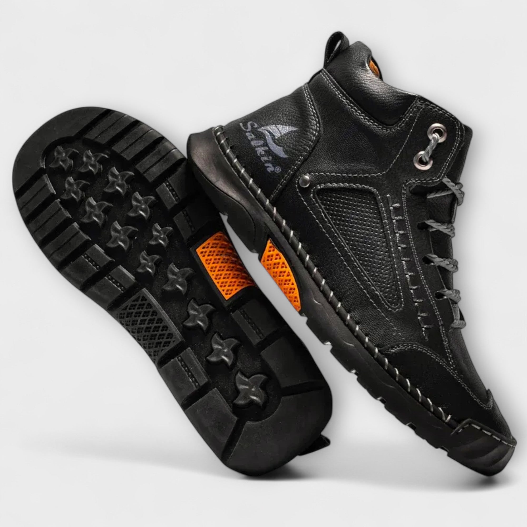 Chaussures montantes en cuir
