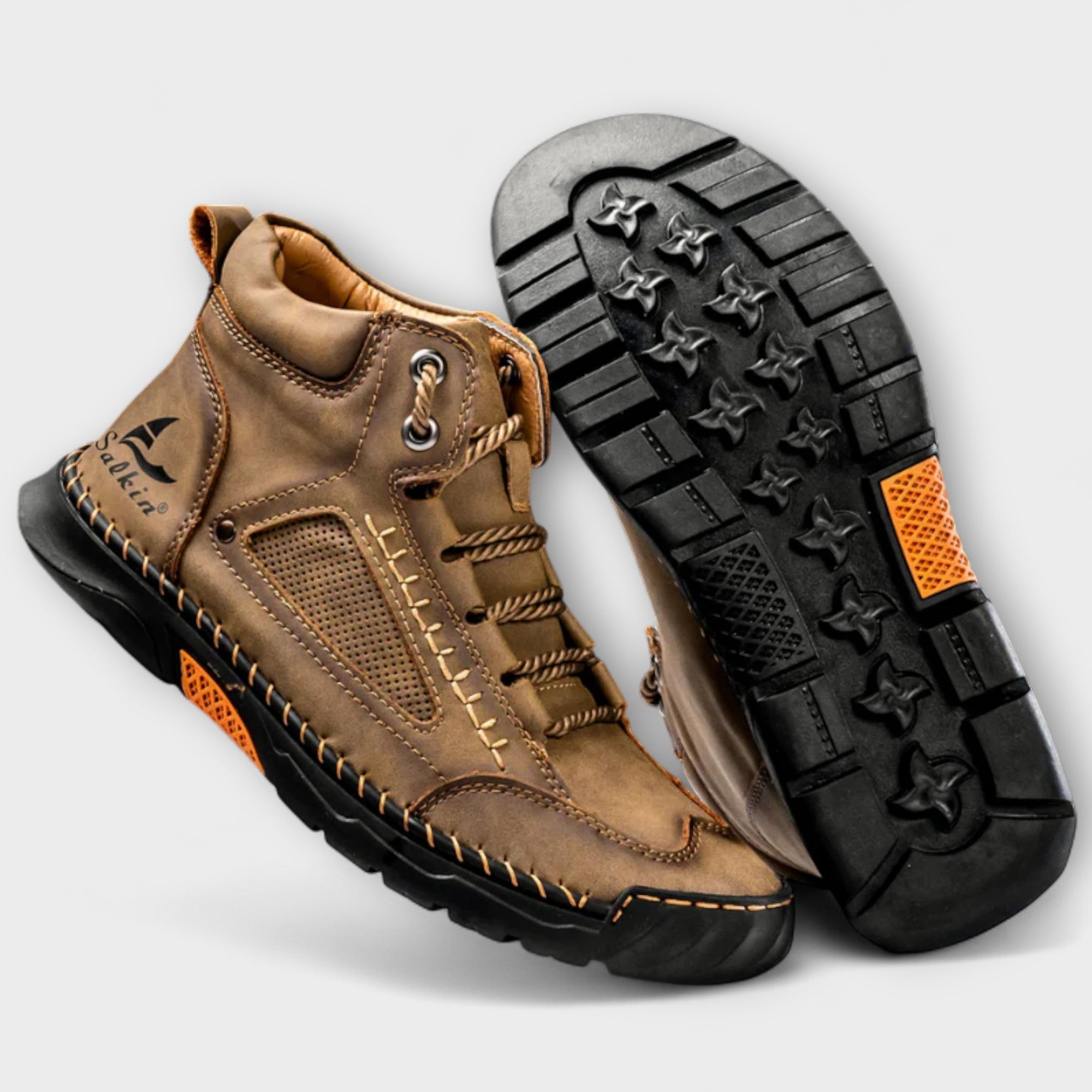Chaussures montantes en cuir