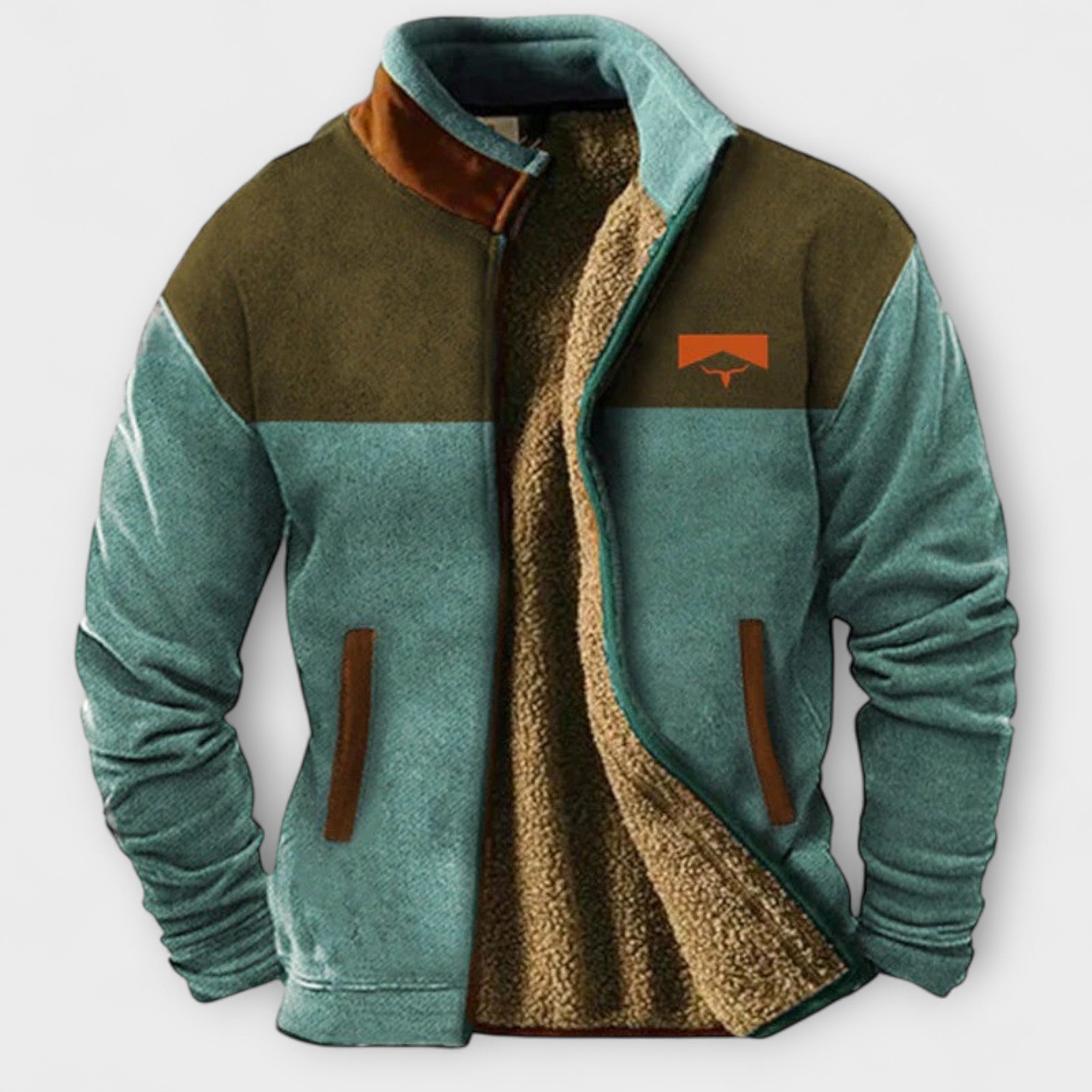 Veste décontractée en polaire pour homme