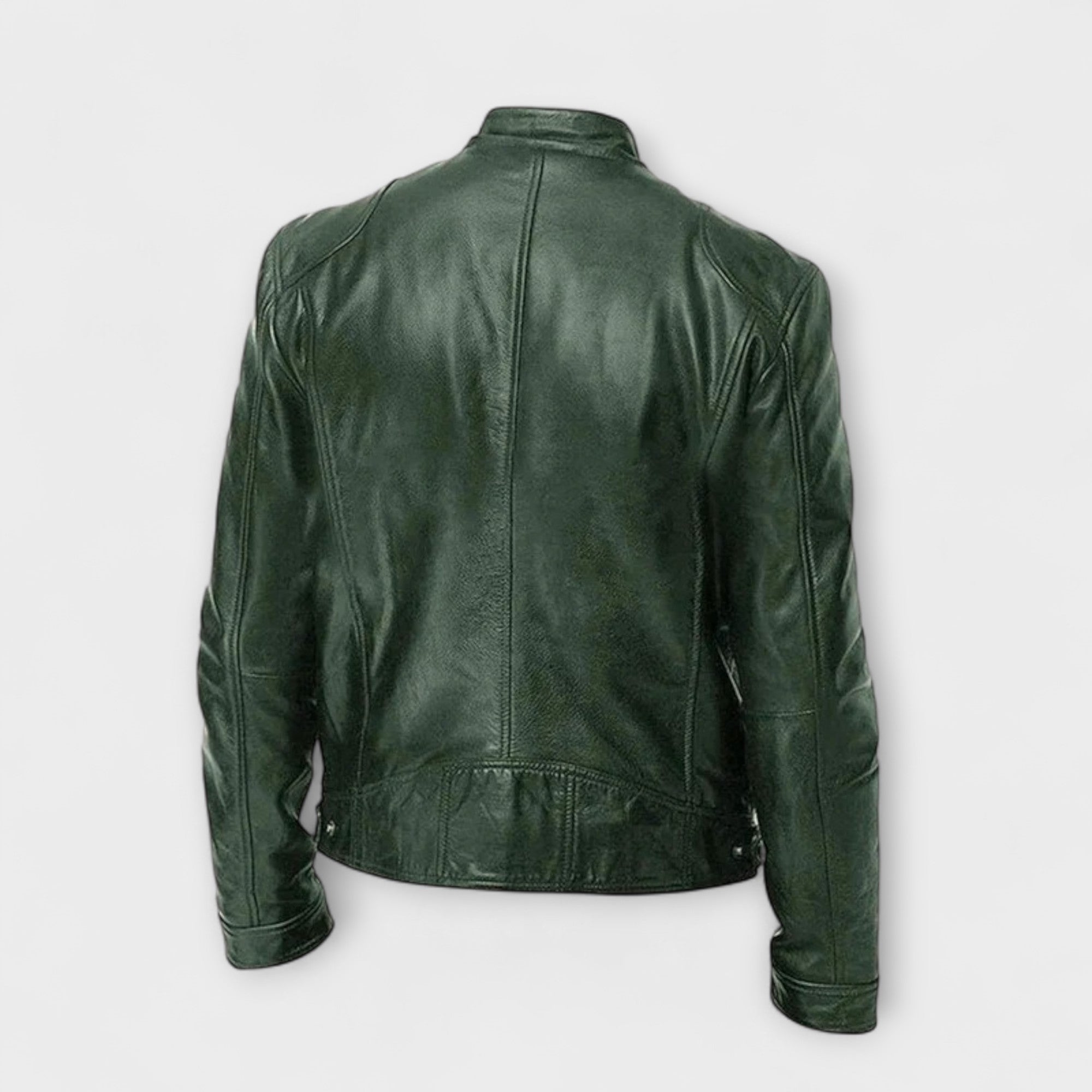 Veste casual en cuir