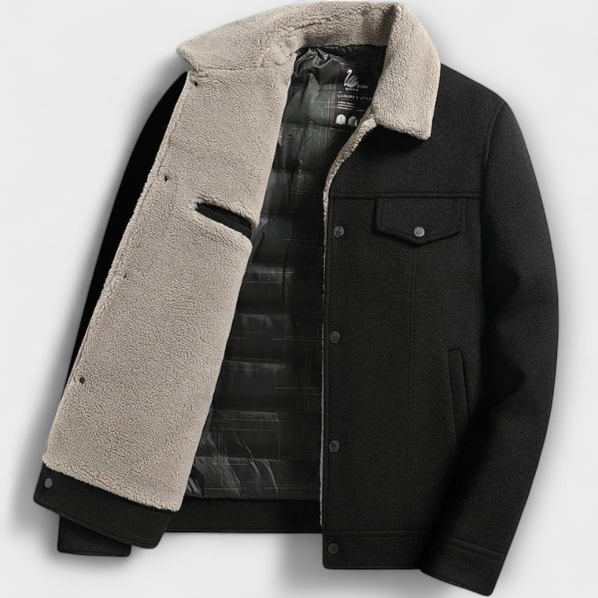 Veste en Laine Sherpa