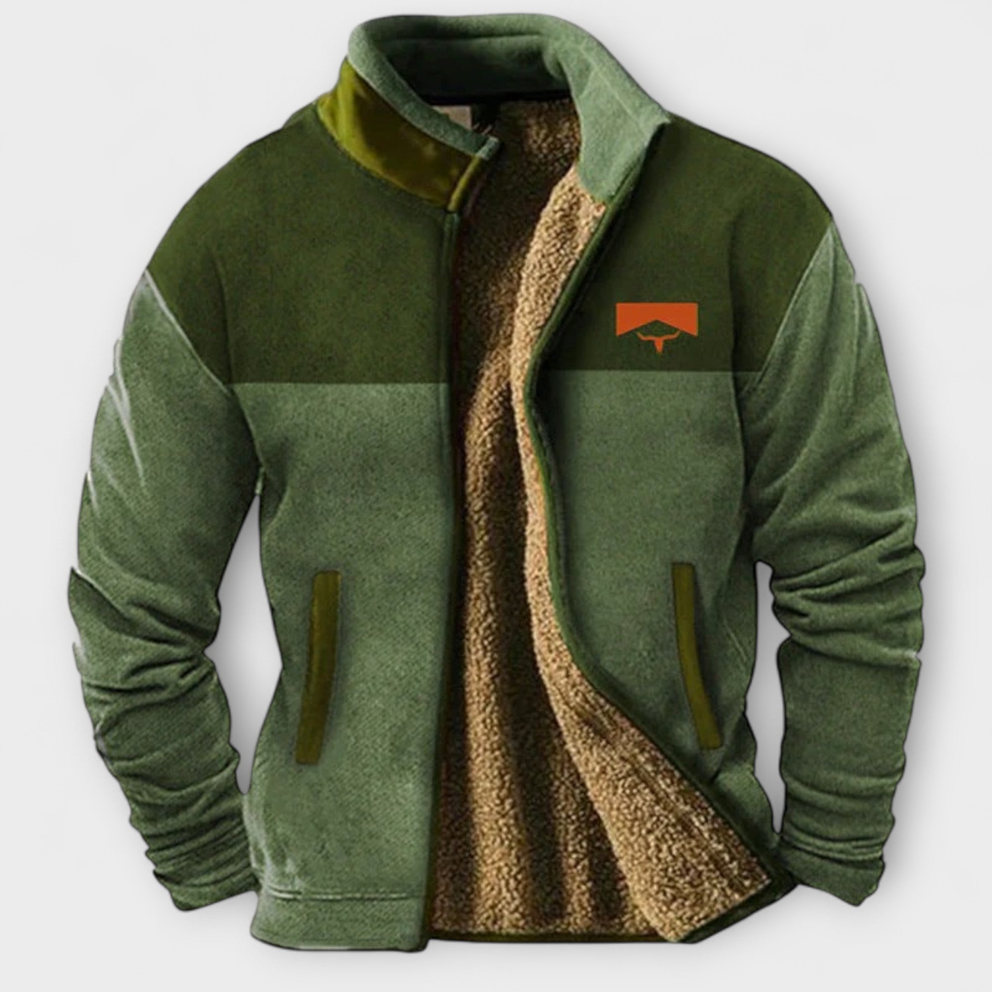 Veste décontractée en polaire pour homme