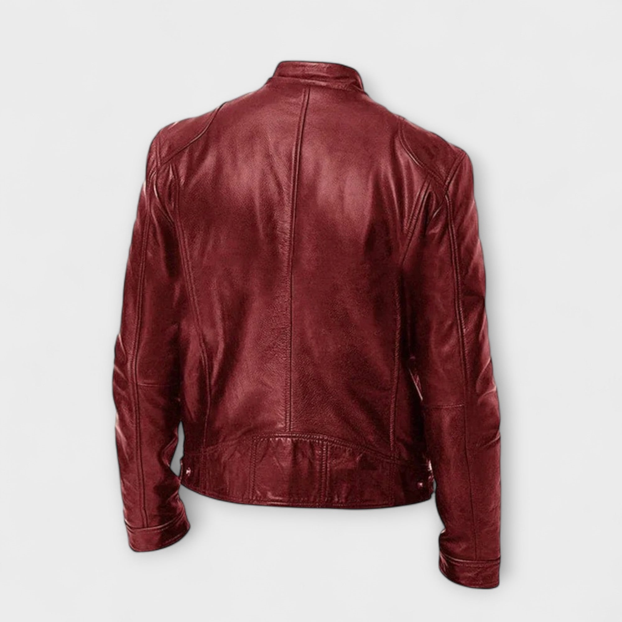 Veste casual en cuir
