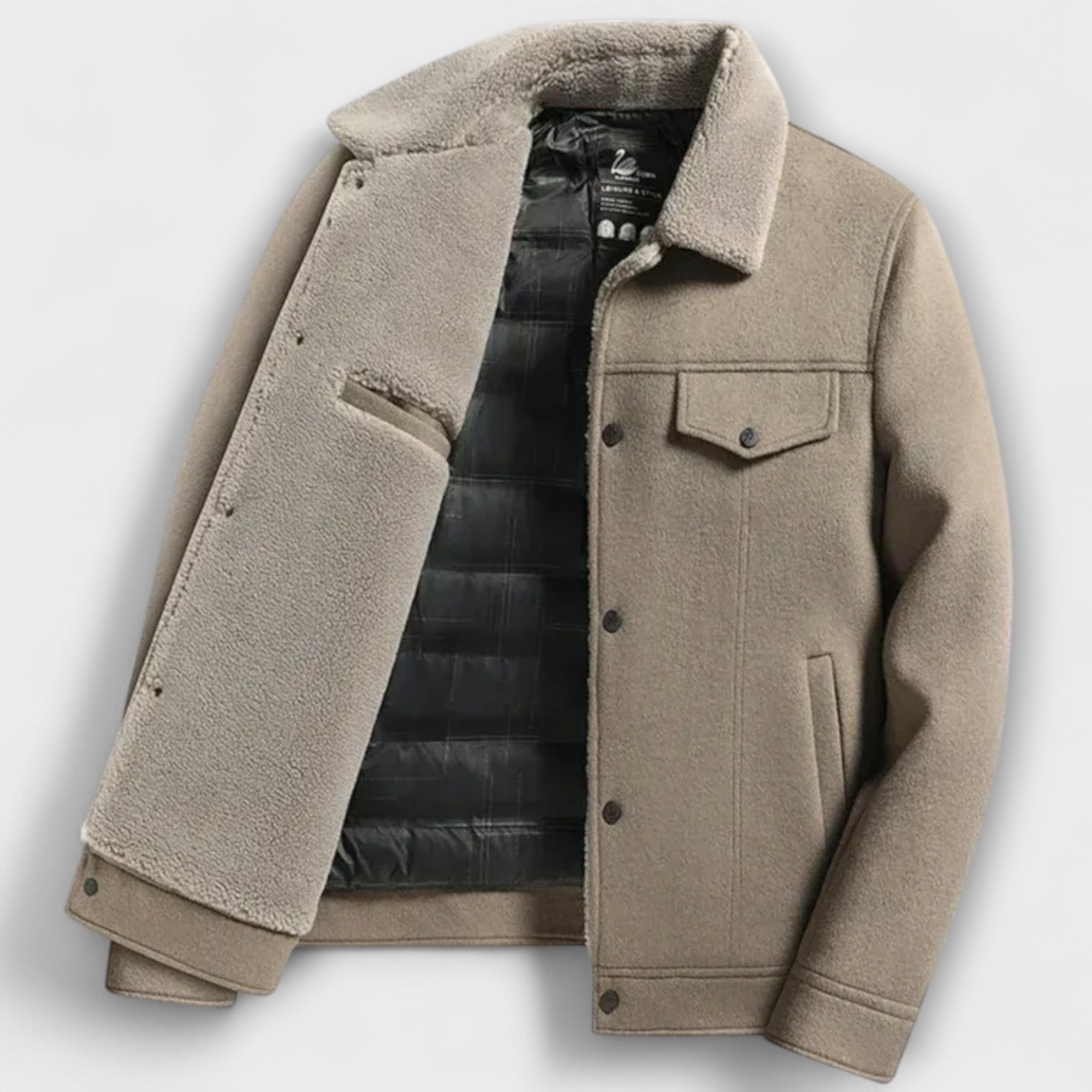 Veste en Laine Sherpa