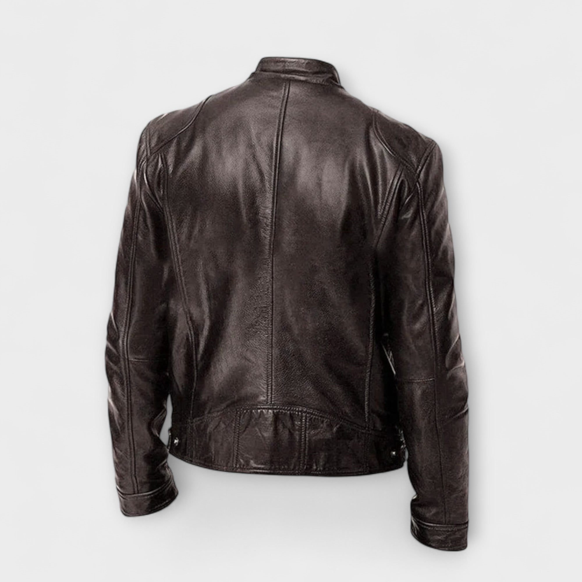 Veste casual en cuir