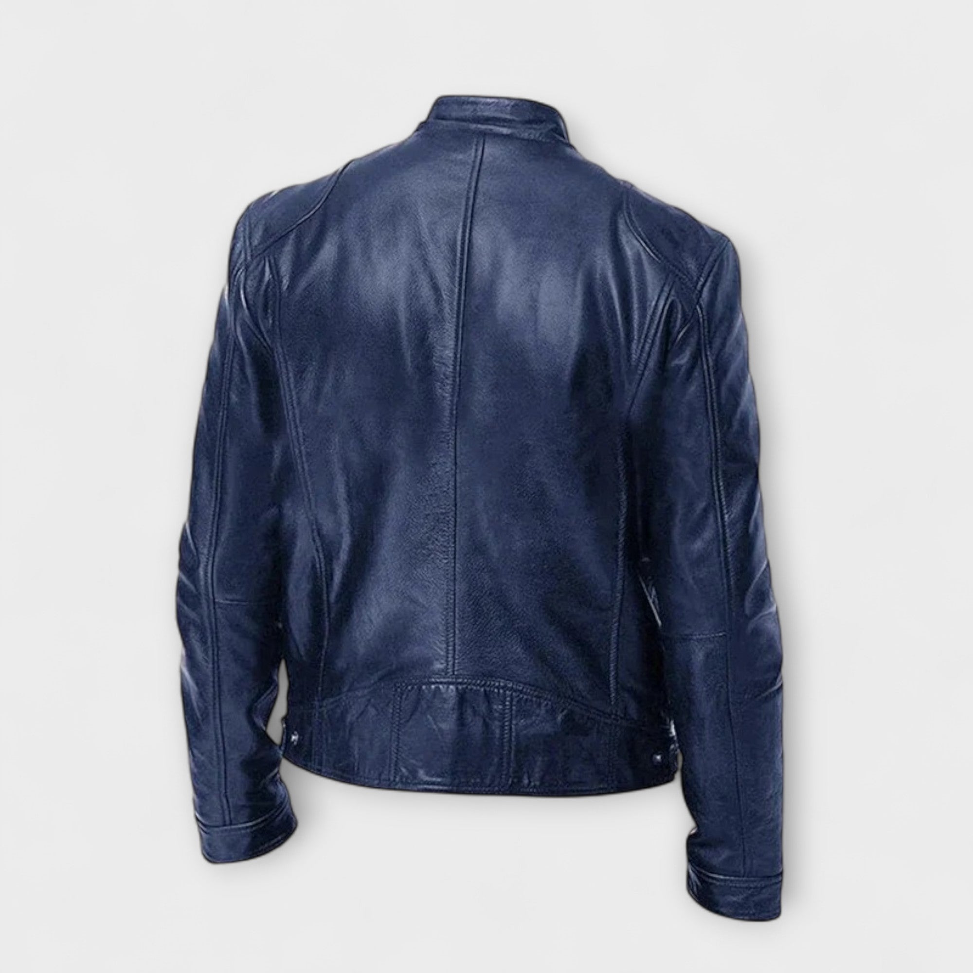 Veste casual en cuir