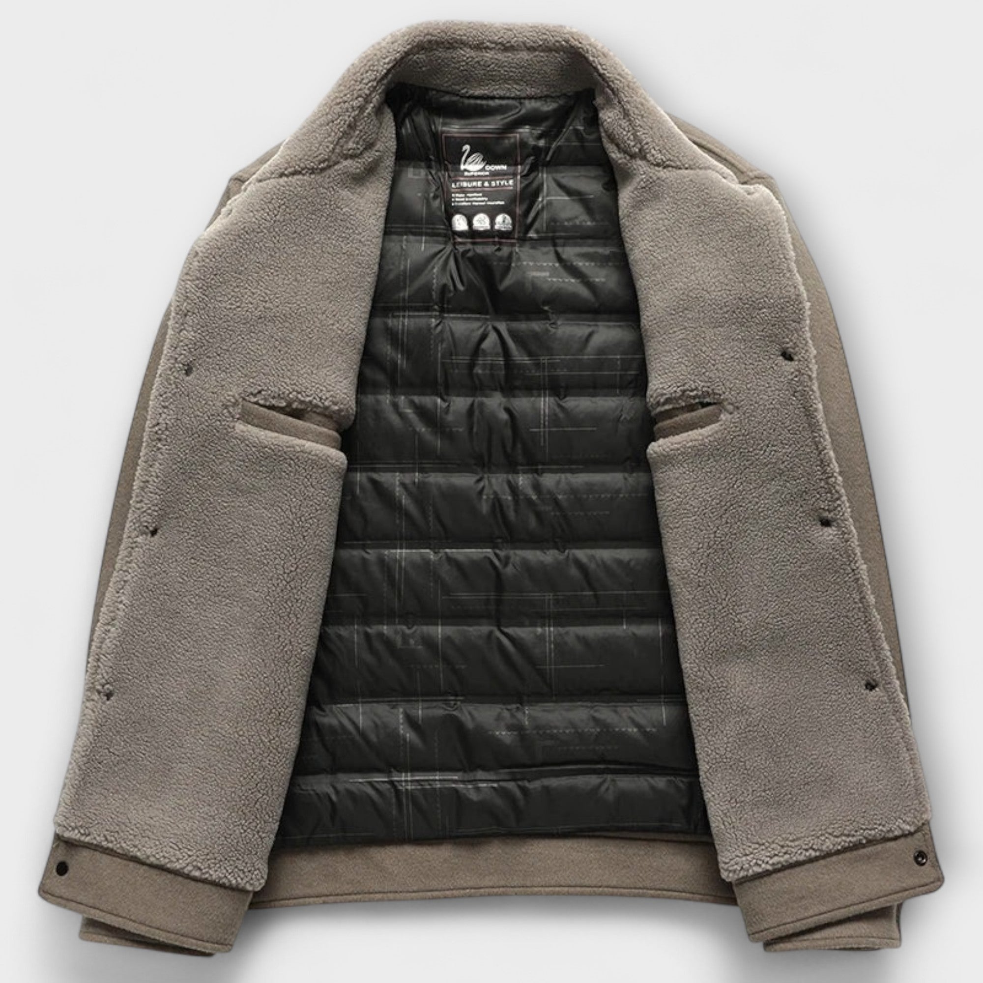 Veste en Laine Sherpa