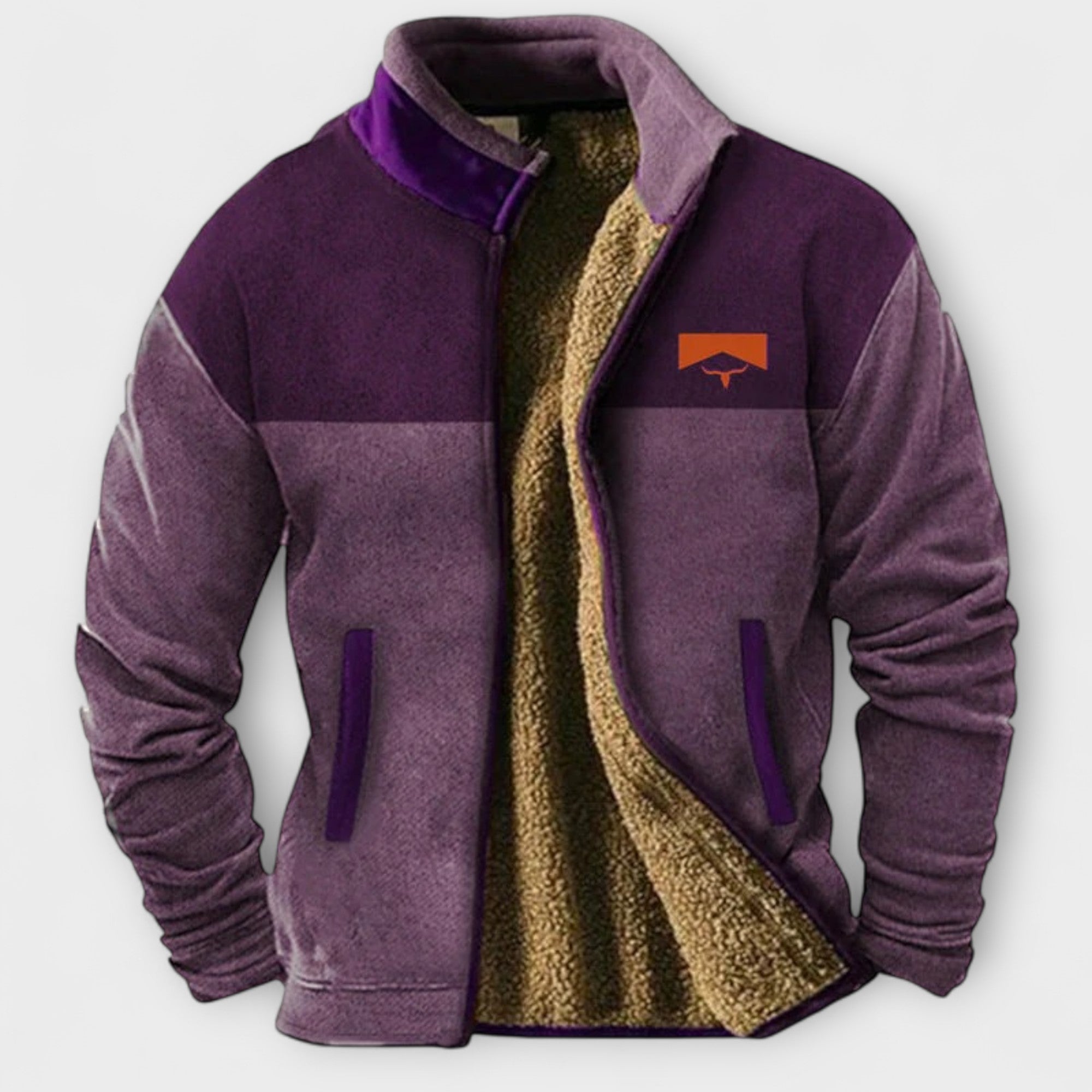Veste décontractée en polaire pour homme