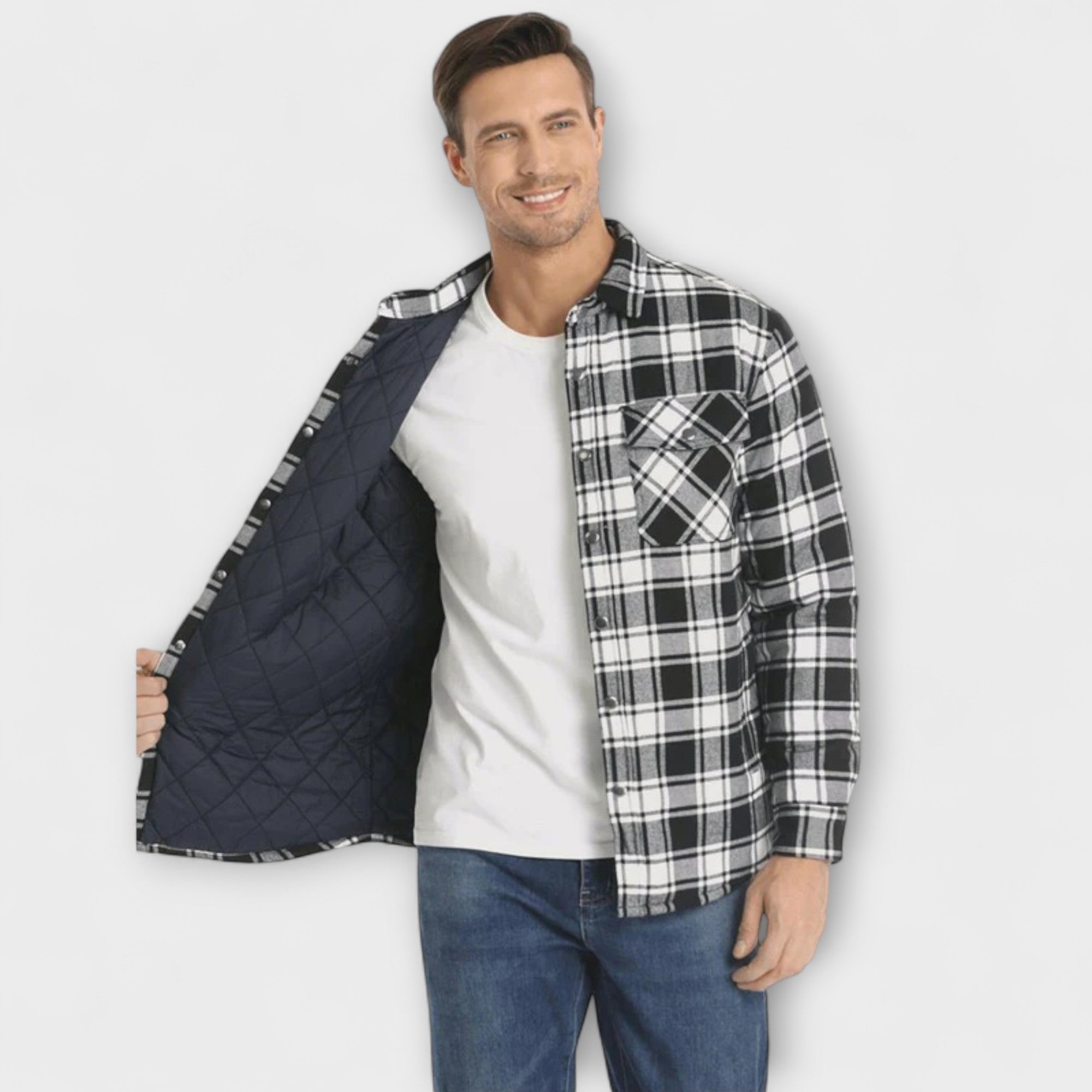 Veste en flanelle - Motif à carreaux