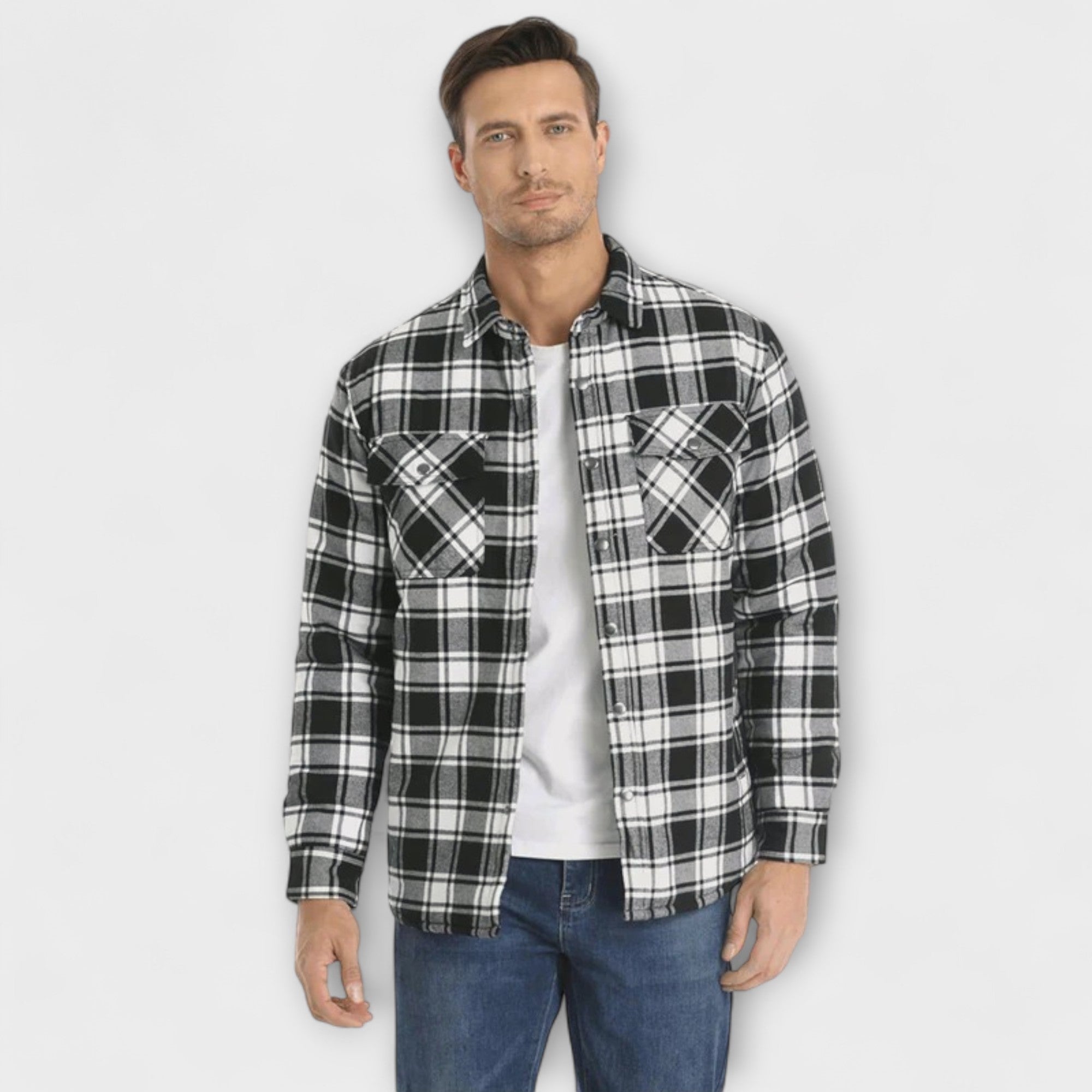 Veste en flanelle - Motif à carreaux