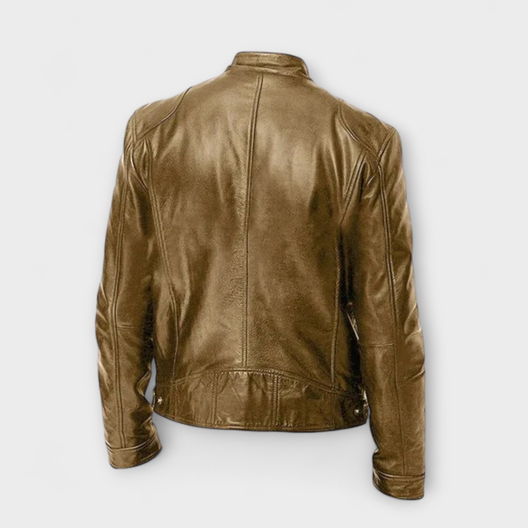 Veste casual en cuir