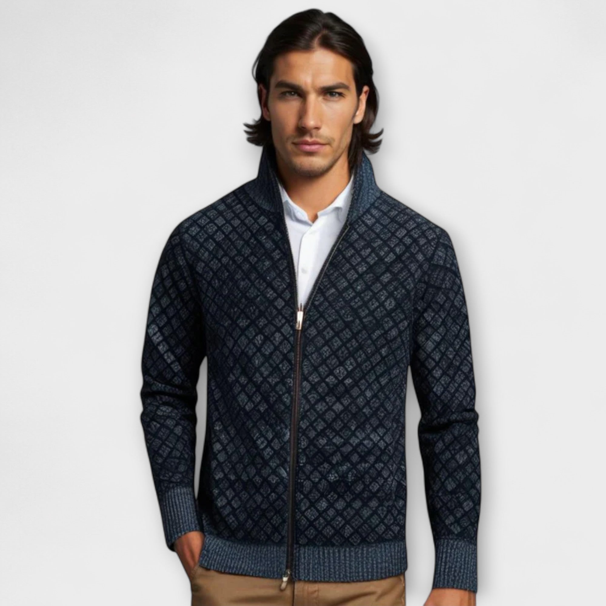 VESTE PREMIUM POUR HOMMES EN MATÉRIAU DOUX