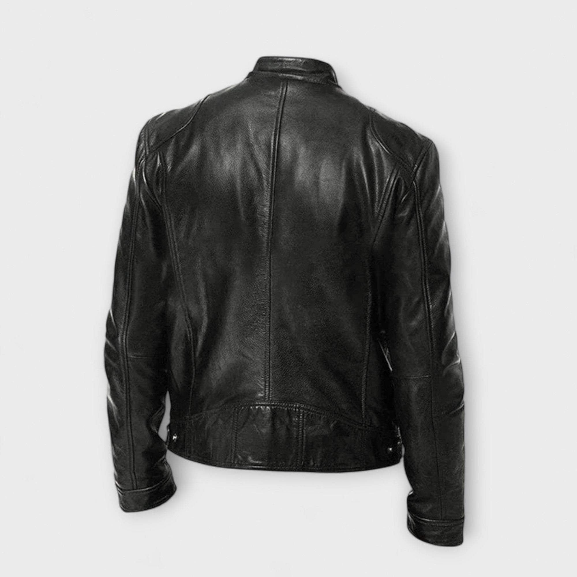 Veste casual en cuir