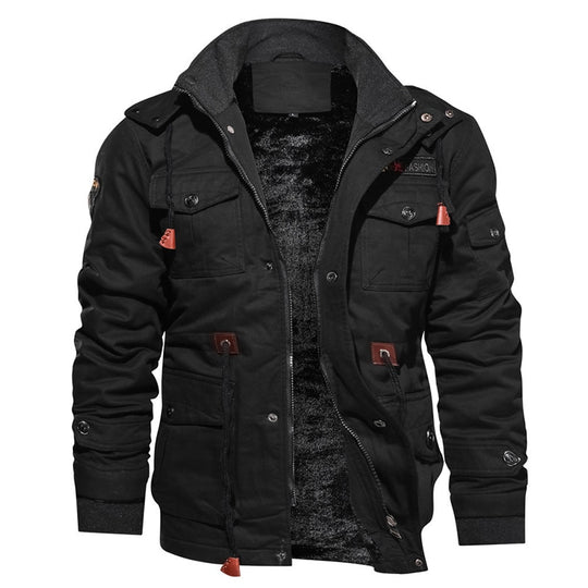 Veste pour Hommes Élégante et Confortable avec Capuche Amovible