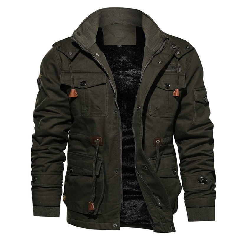 Veste pour Hommes Élégante et Confortable avec Capuche Amovible