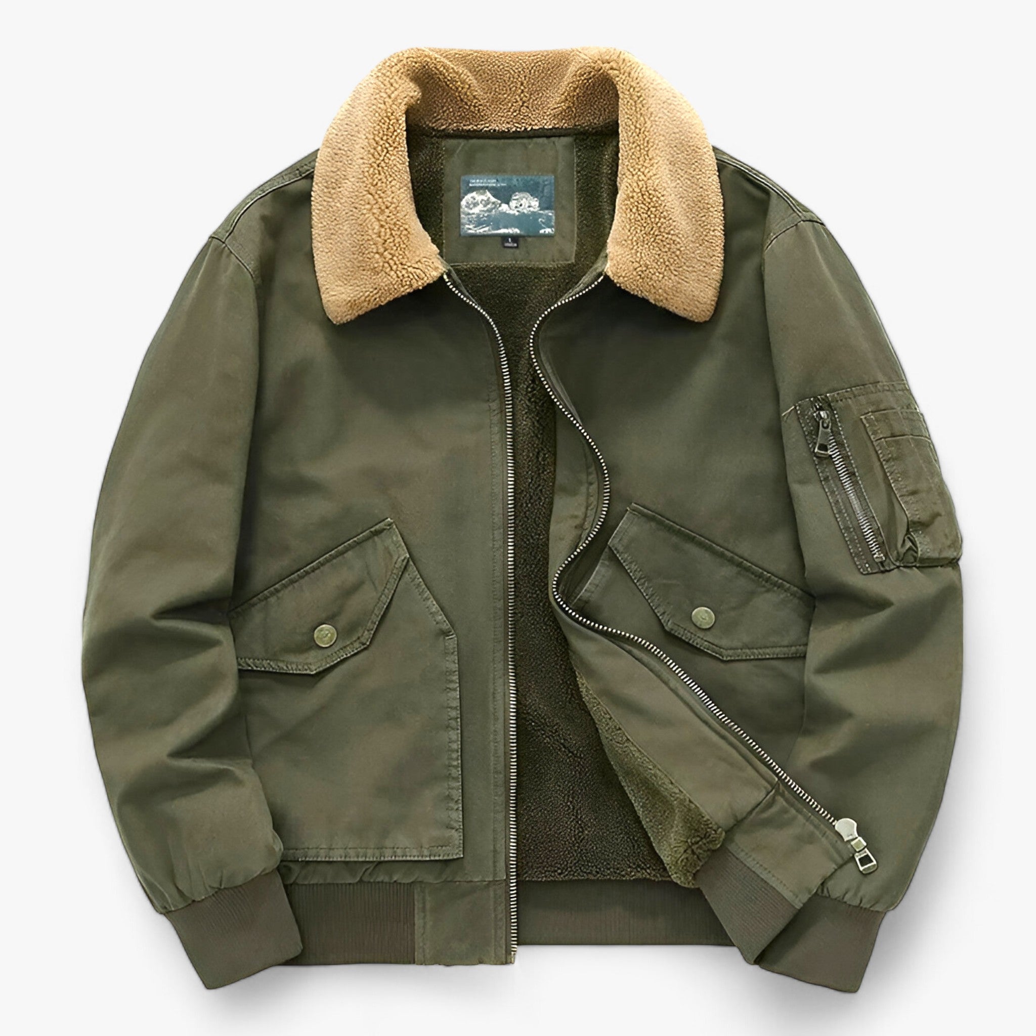 Bomber décontracté et chaud