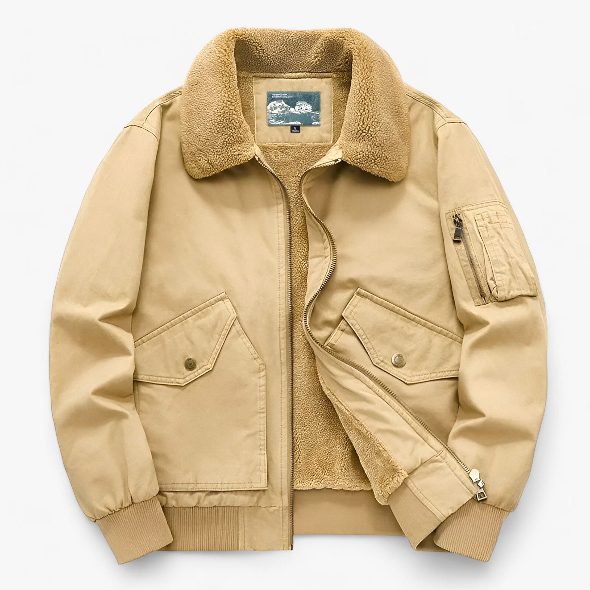 Bomber décontracté et chaud