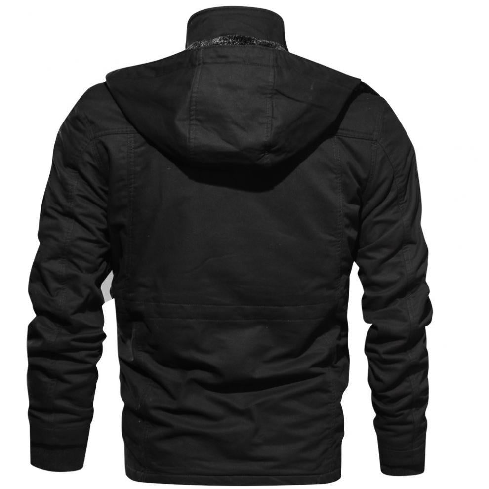 Veste pour Hommes Élégante et Confortable avec Capuche Amovible