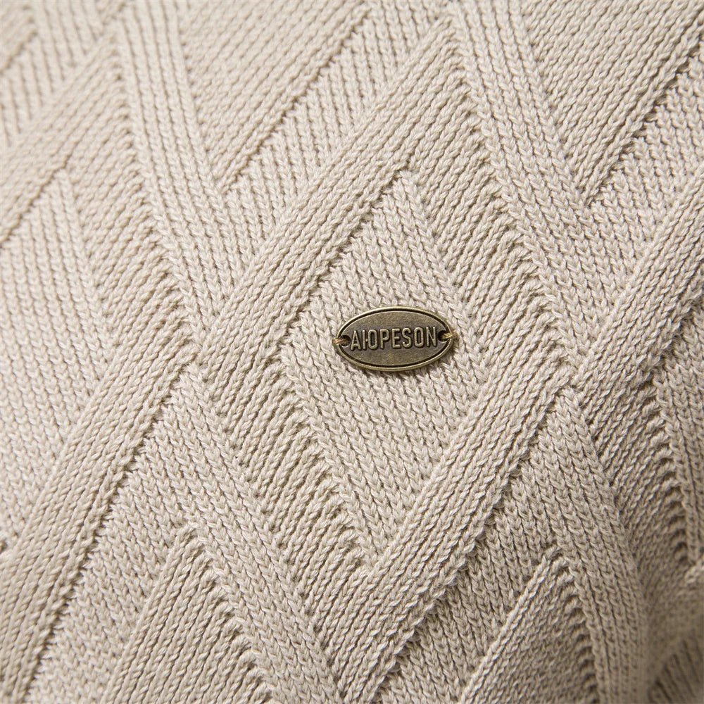 Pull pour Homme avec Design à Carreaux