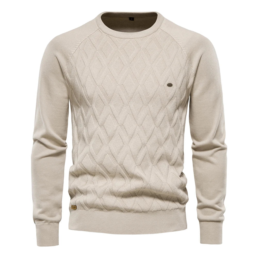 Pull pour Homme avec Design à Carreaux