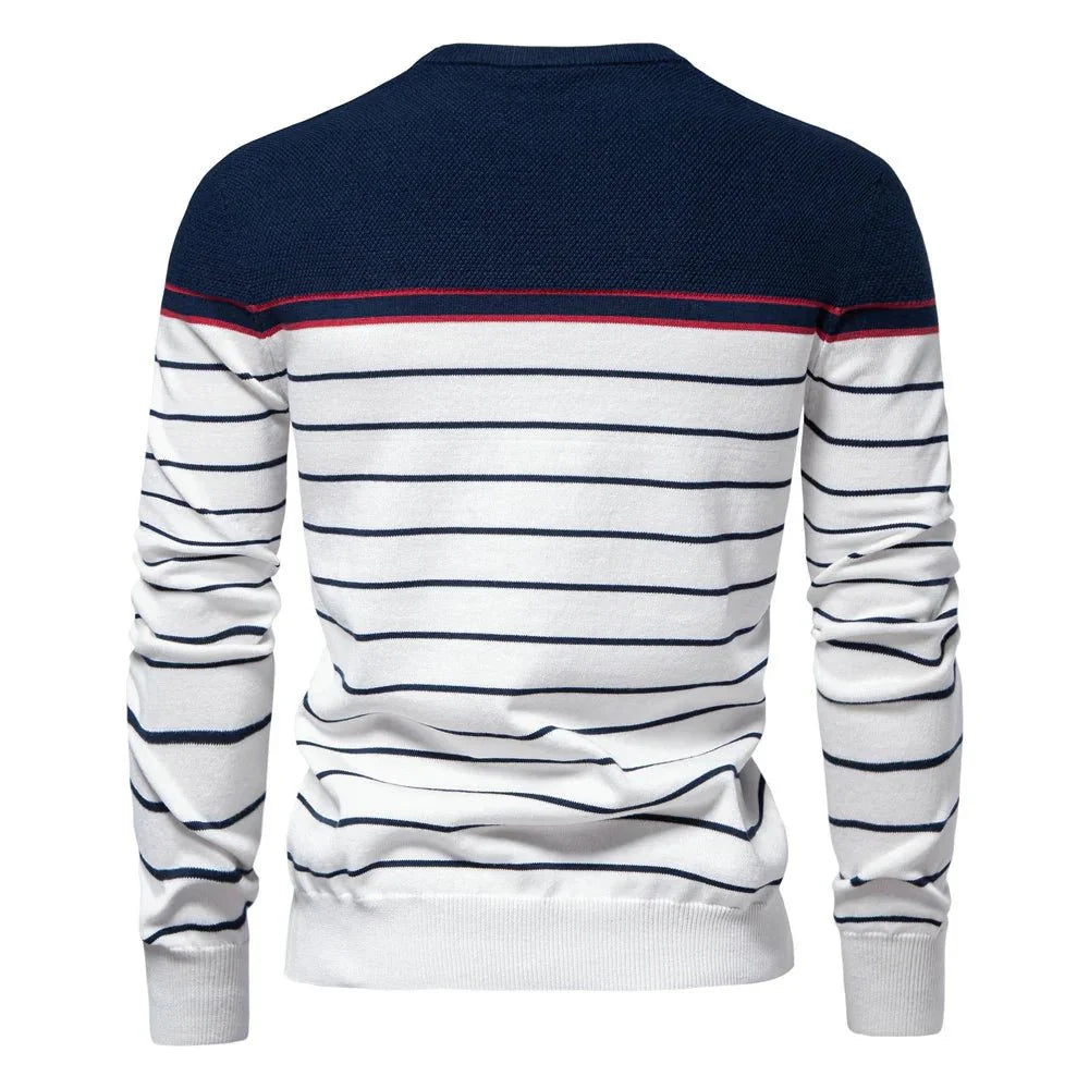 Pull pour hommes avec design rayé