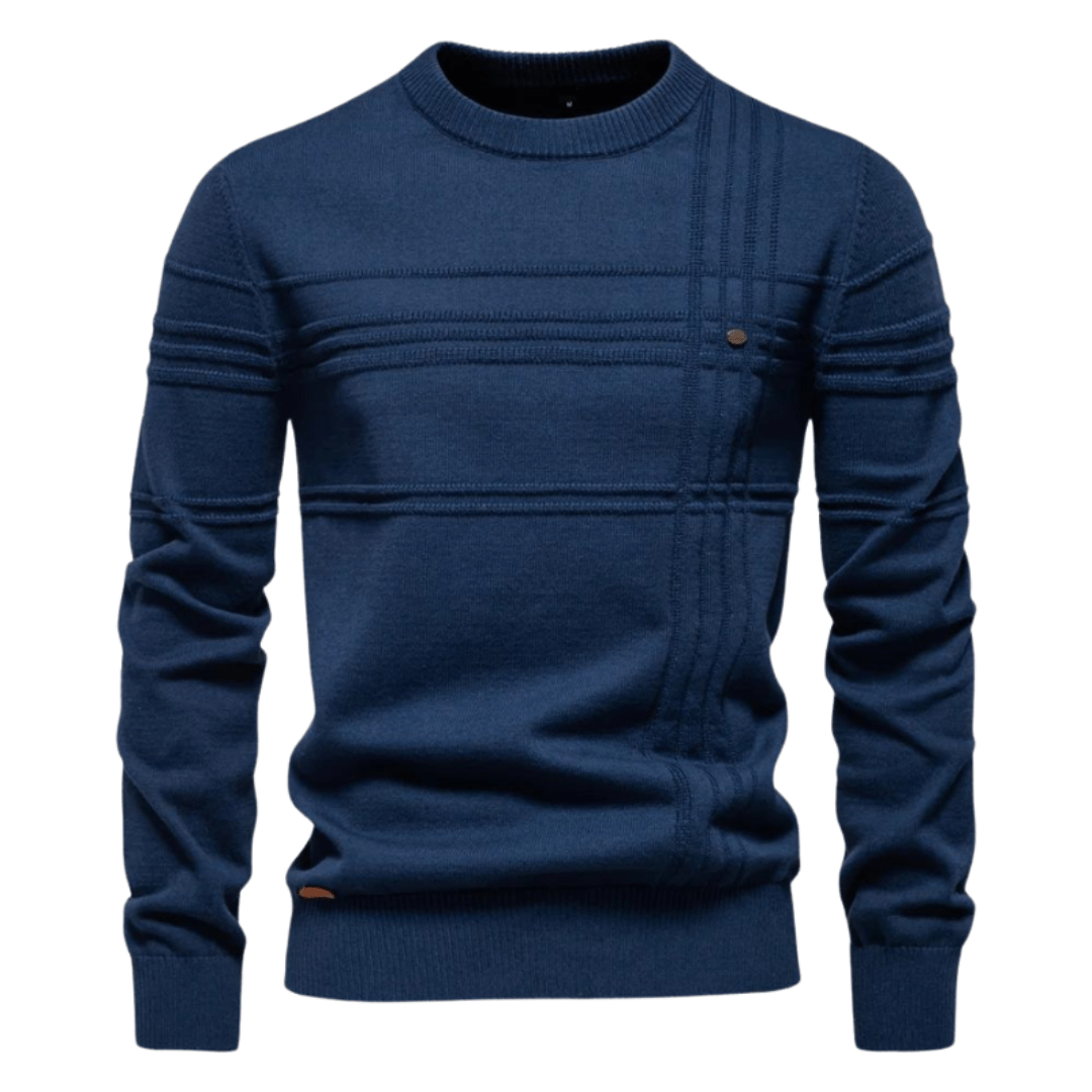 Pull pour homme avec design à carreaux