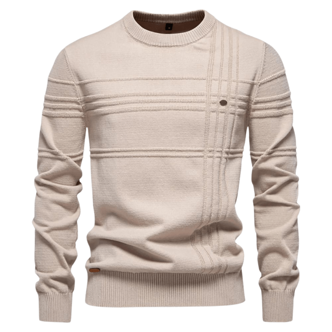 Pull pour homme avec design à carreaux