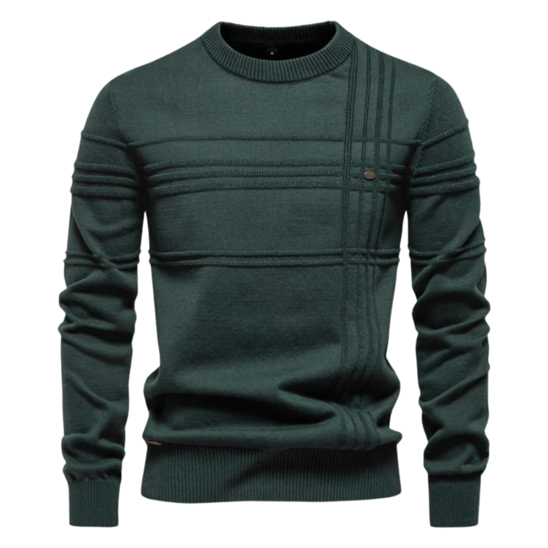 Pull pour homme avec design à carreaux