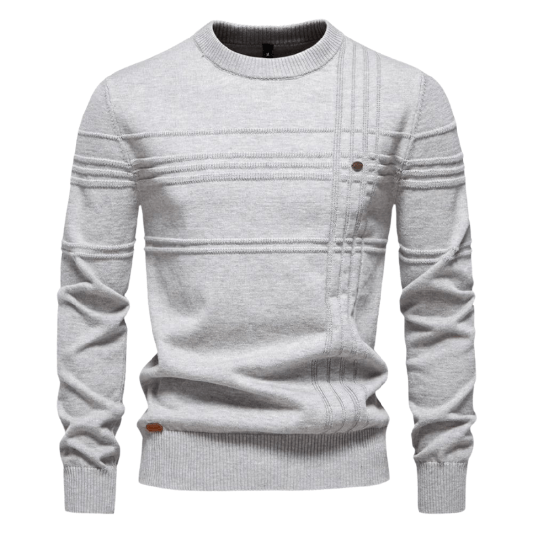 Pull pour homme avec design à carreaux