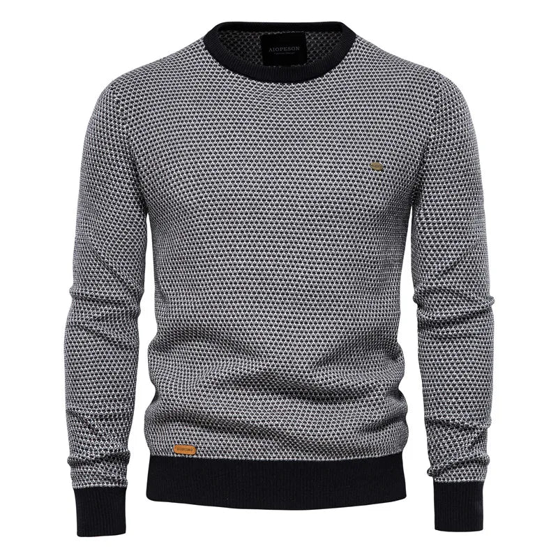 Pull pour Homme avec Motif à Carreaux