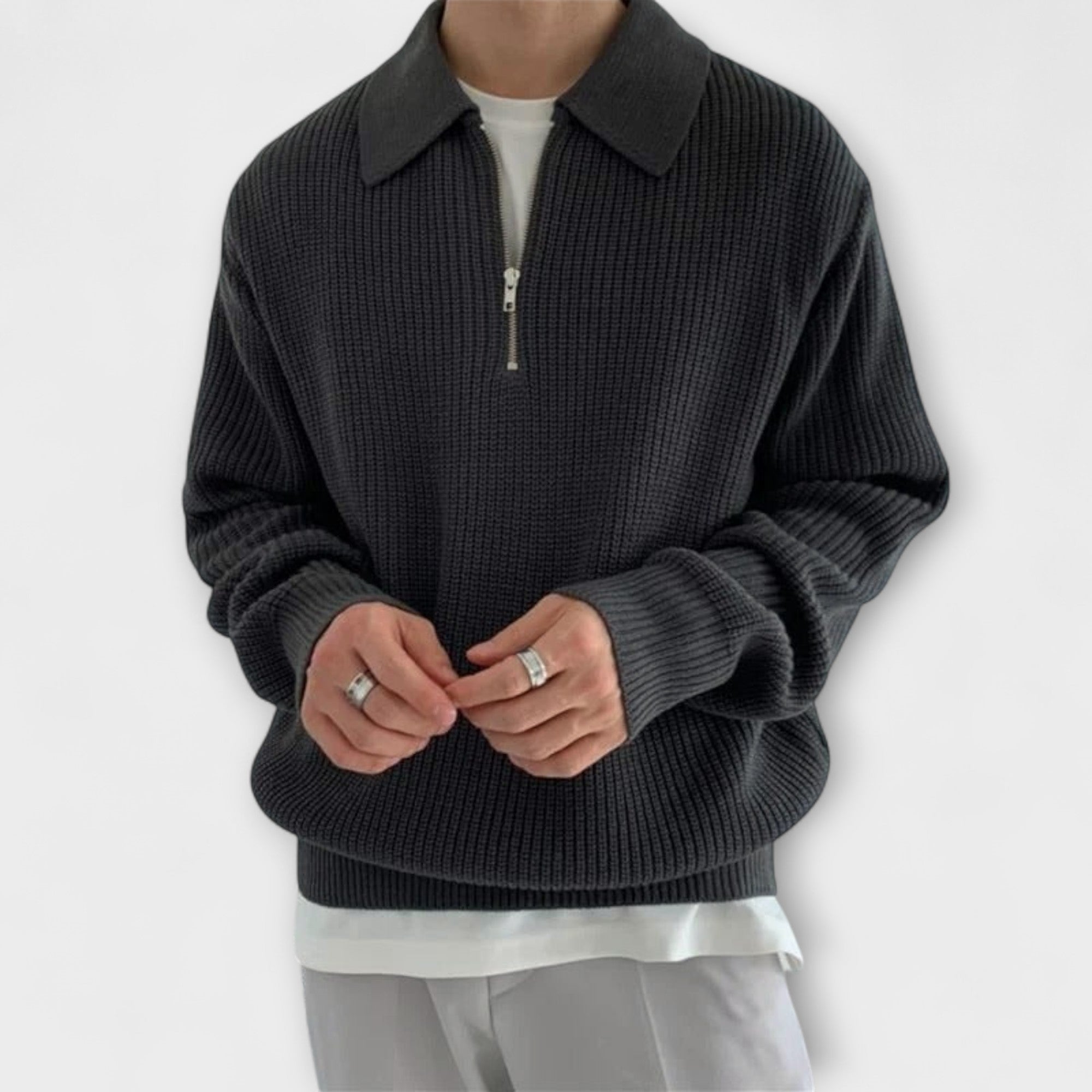 Pull Polo en Coton Élégant