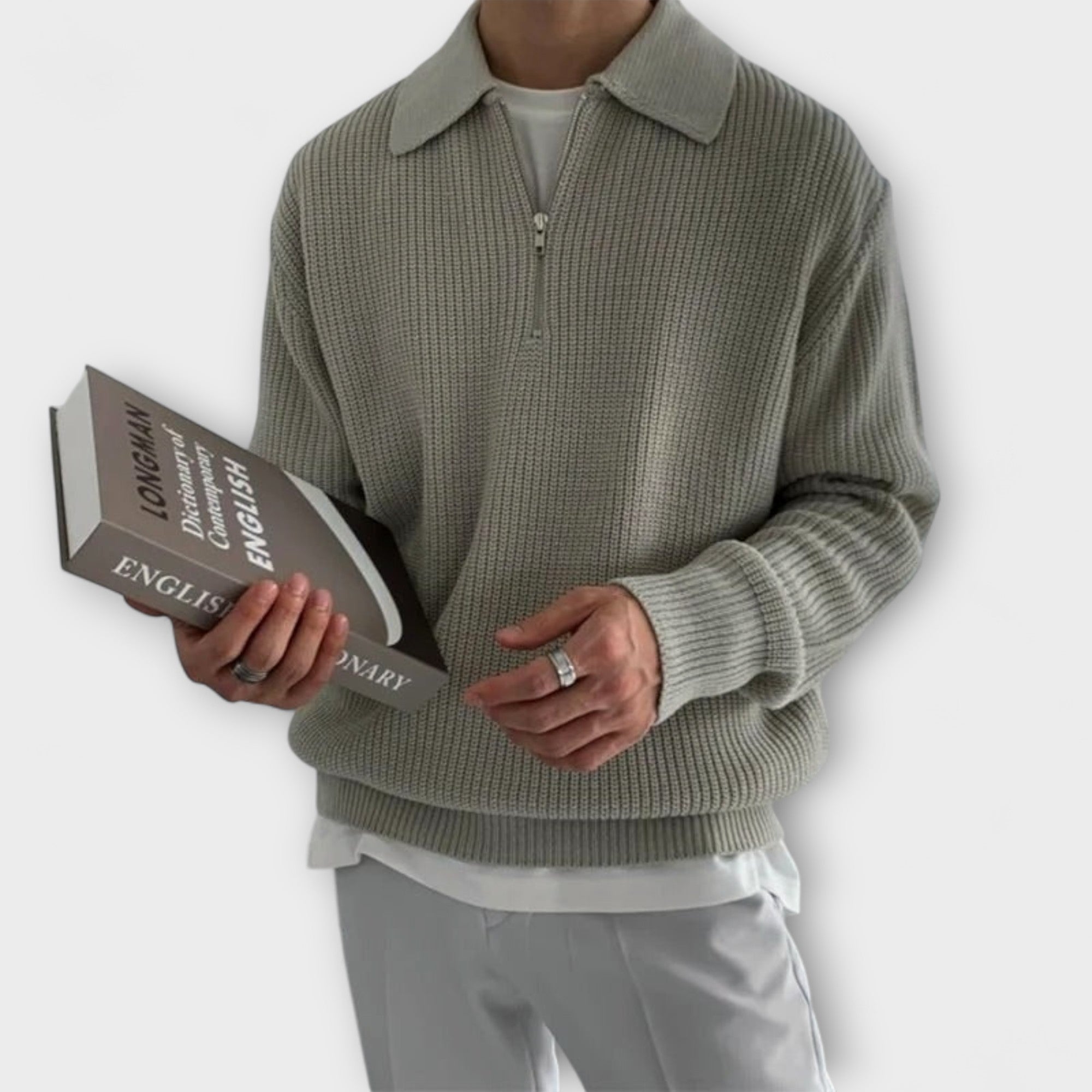 Pull Polo en Coton Élégant